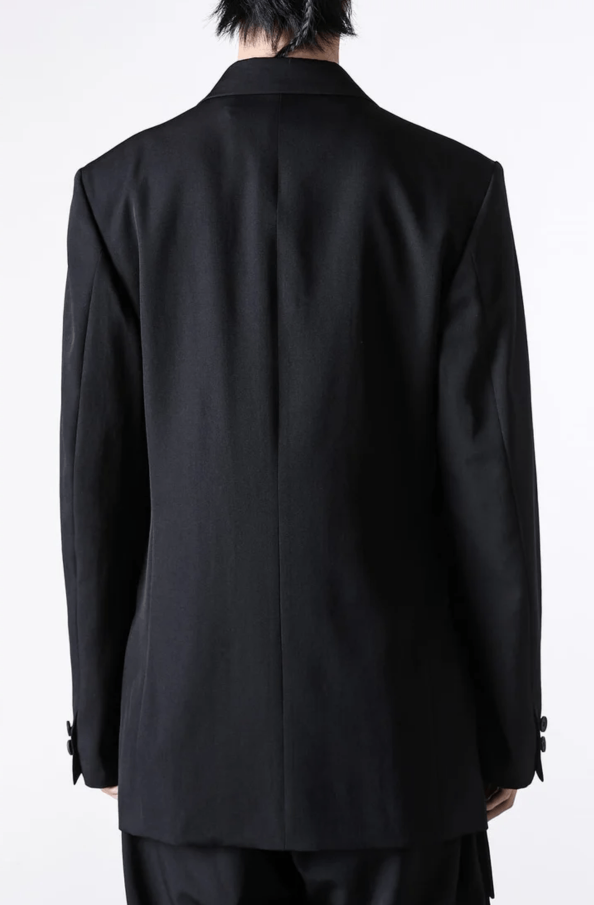 Yohji Yamamoto Yohji Yamamoto Pour Homme 19AW - W/Gabardine Belted Jacket Size US L / EU 52-54 / 3 - 5 Thumbnail