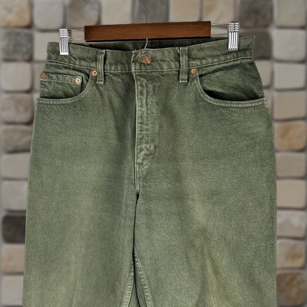 Levi's VTG Levi's 551 Relaxed Tapered Leg Denim Jeans Green MADE IN USA Womens 12 Med Size 34" / US 12 / IT 48 - 1 Thumbnail