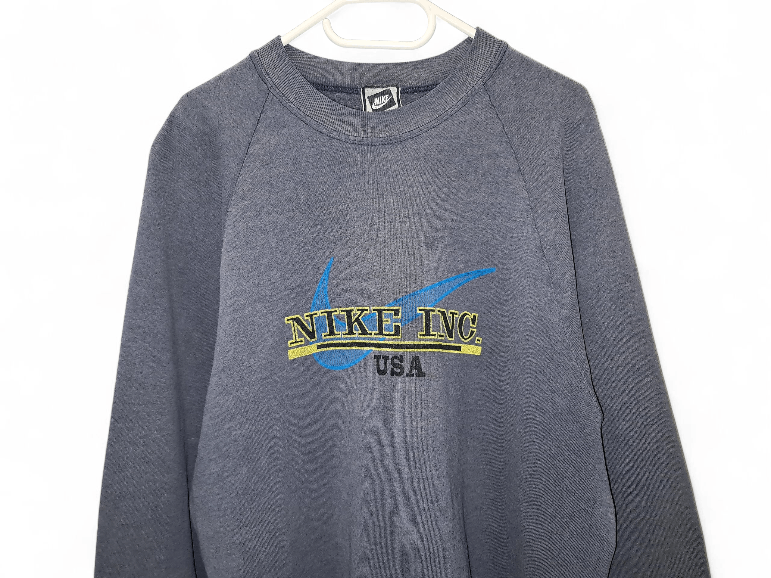 Nike 90s Vintage Nike Black Tab Y2K USA LOGO Sweatshirt Size US M / EU 48-50 / 2 - 3 Thumbnail