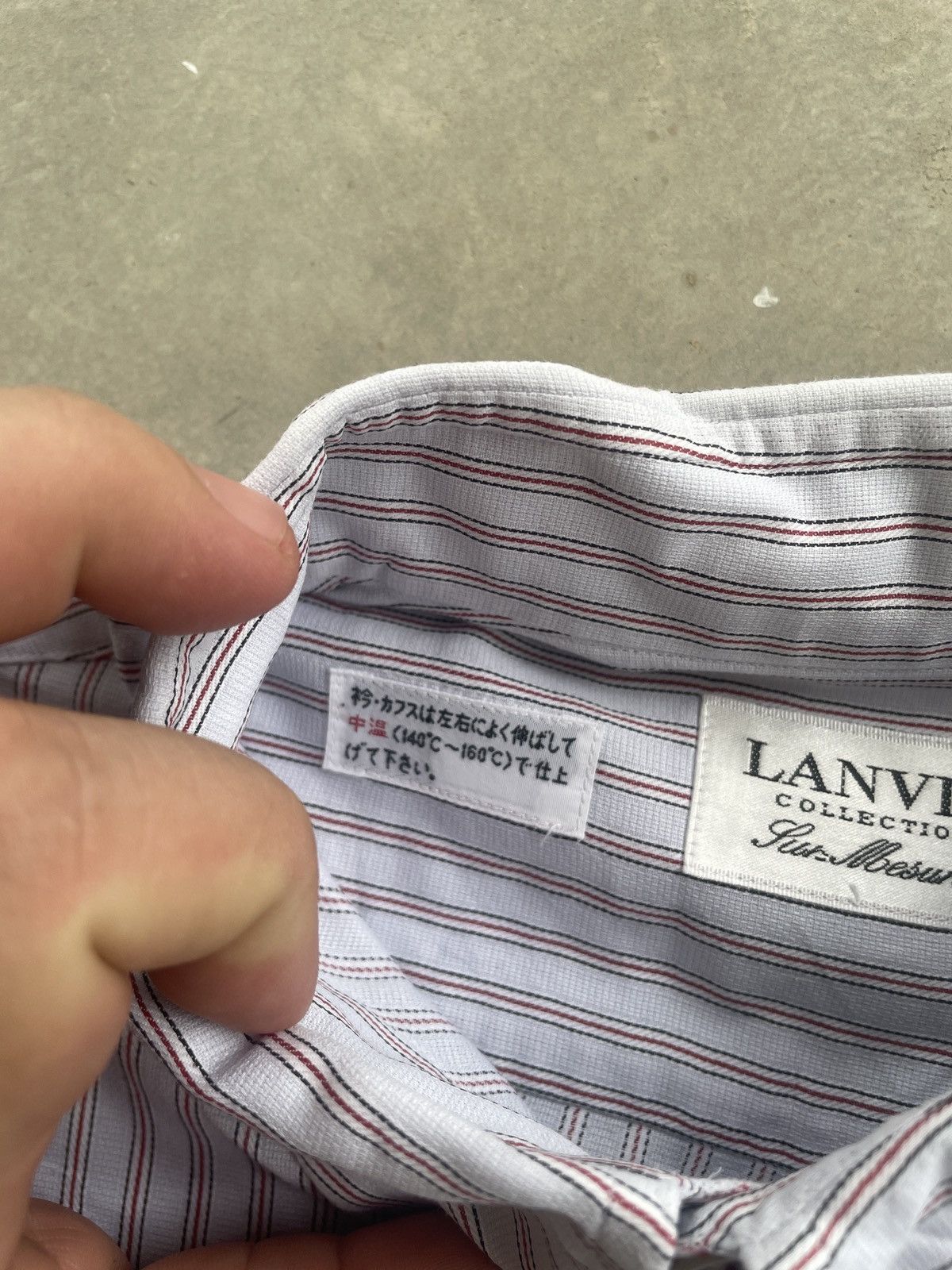 Lanvin VINTAGE LANVIN COLLECTION STRIPES SHIRT Size US M / EU 48-50 / 2 - 4 Thumbnail
