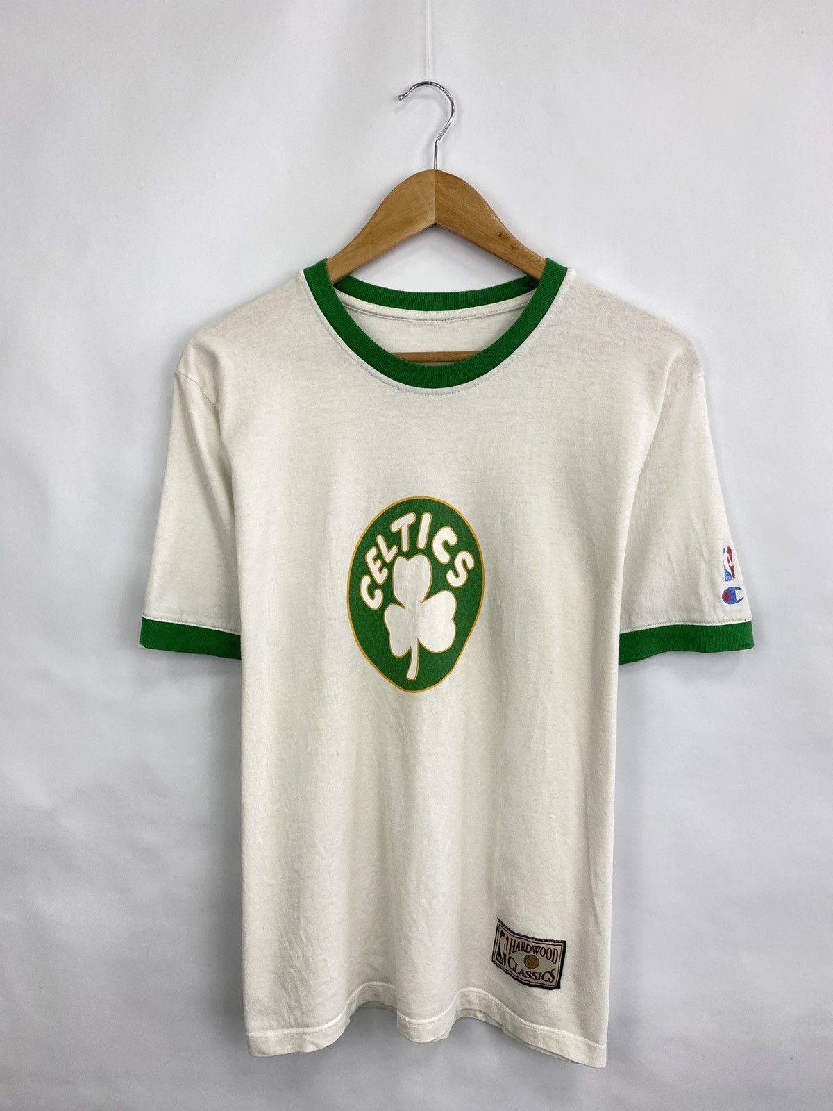 Champion Vintage 90s Champion Boston Celtics NBA T-Shirt Rare Retro Size US M / EU 48-50 / 2 - 3 Thumbnail