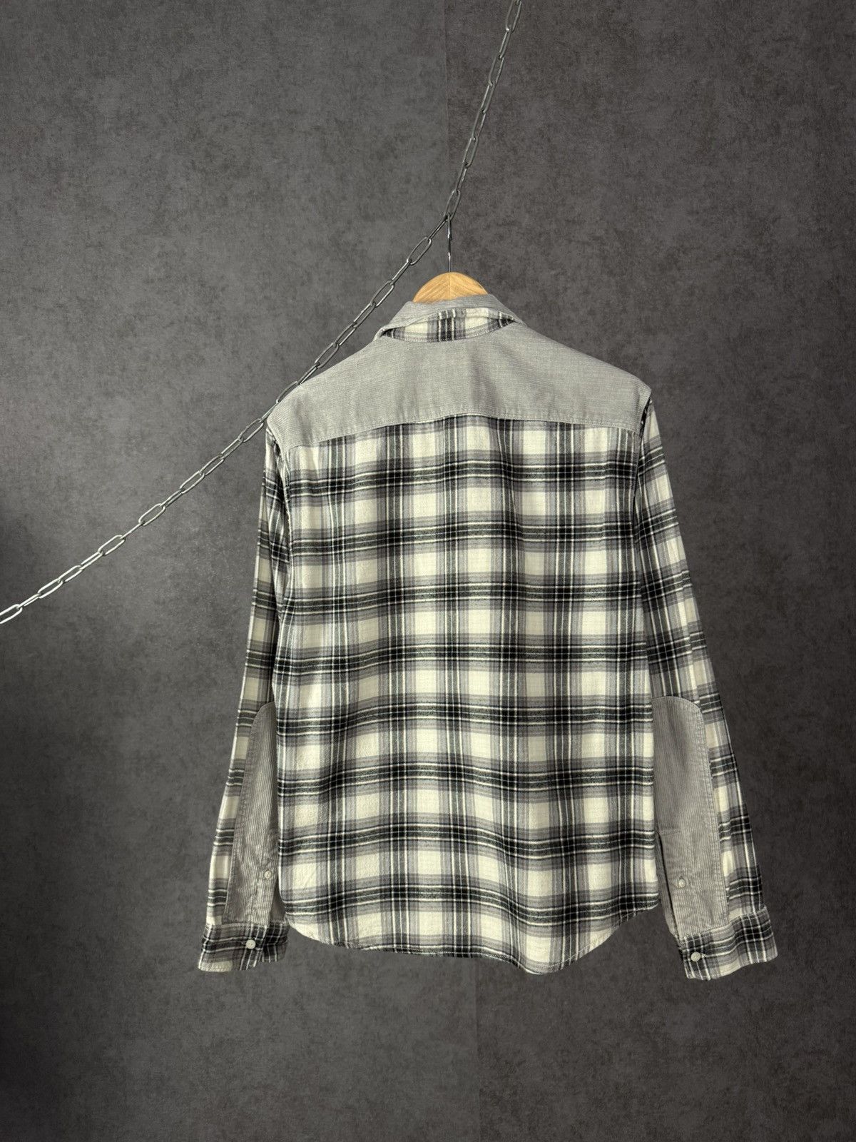 Allsaints Allsaints vintage designer checkered shirt Size US M / EU 48-50 / 2 - 5 Thumbnail