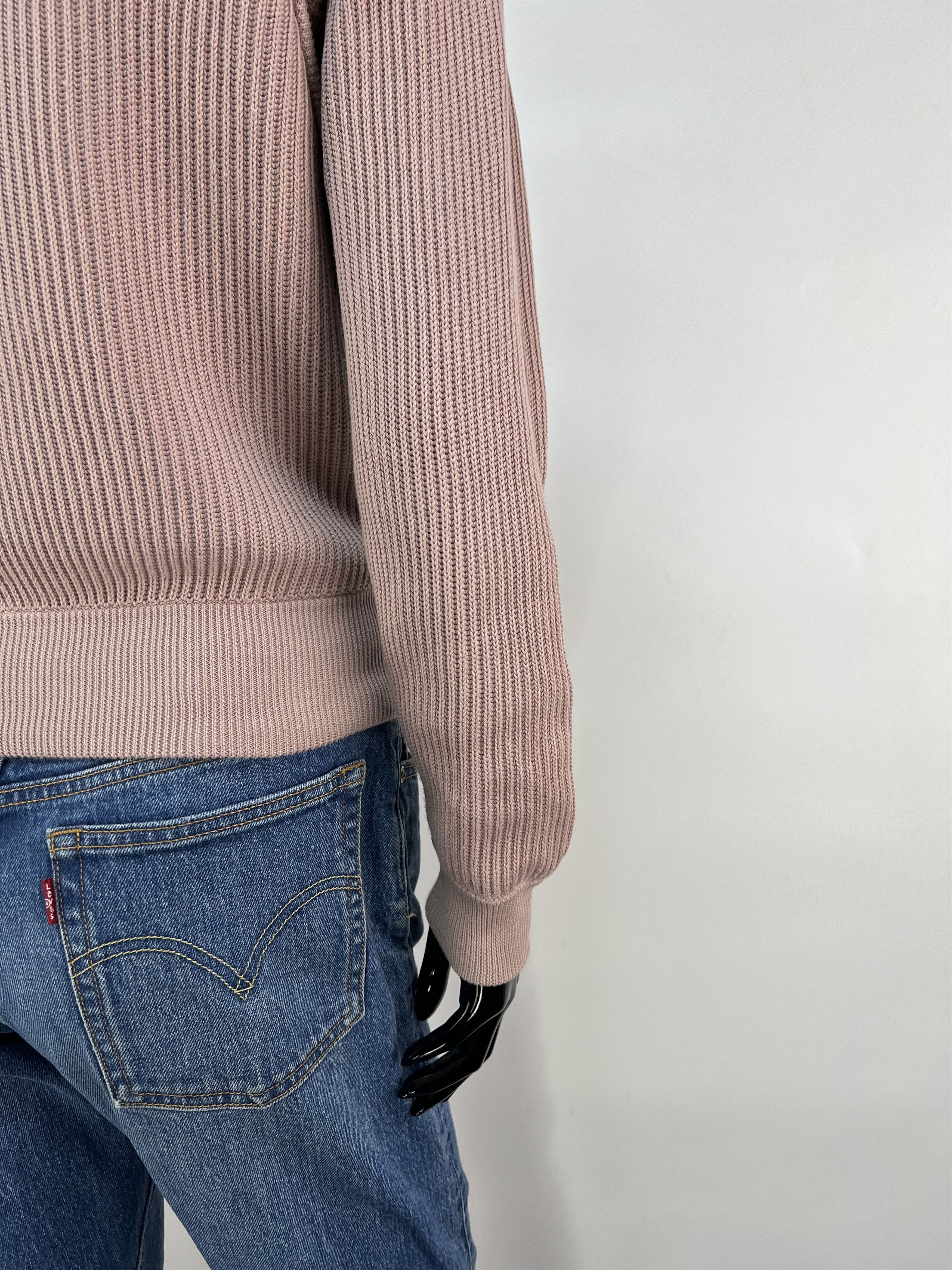 Brunello Cucinelli Brunello Cucinelli Ribbed Cotton Crew Neck Sweater Size 12 Size XS / US 0-2 / IT 36-38 - 14 Thumbnail