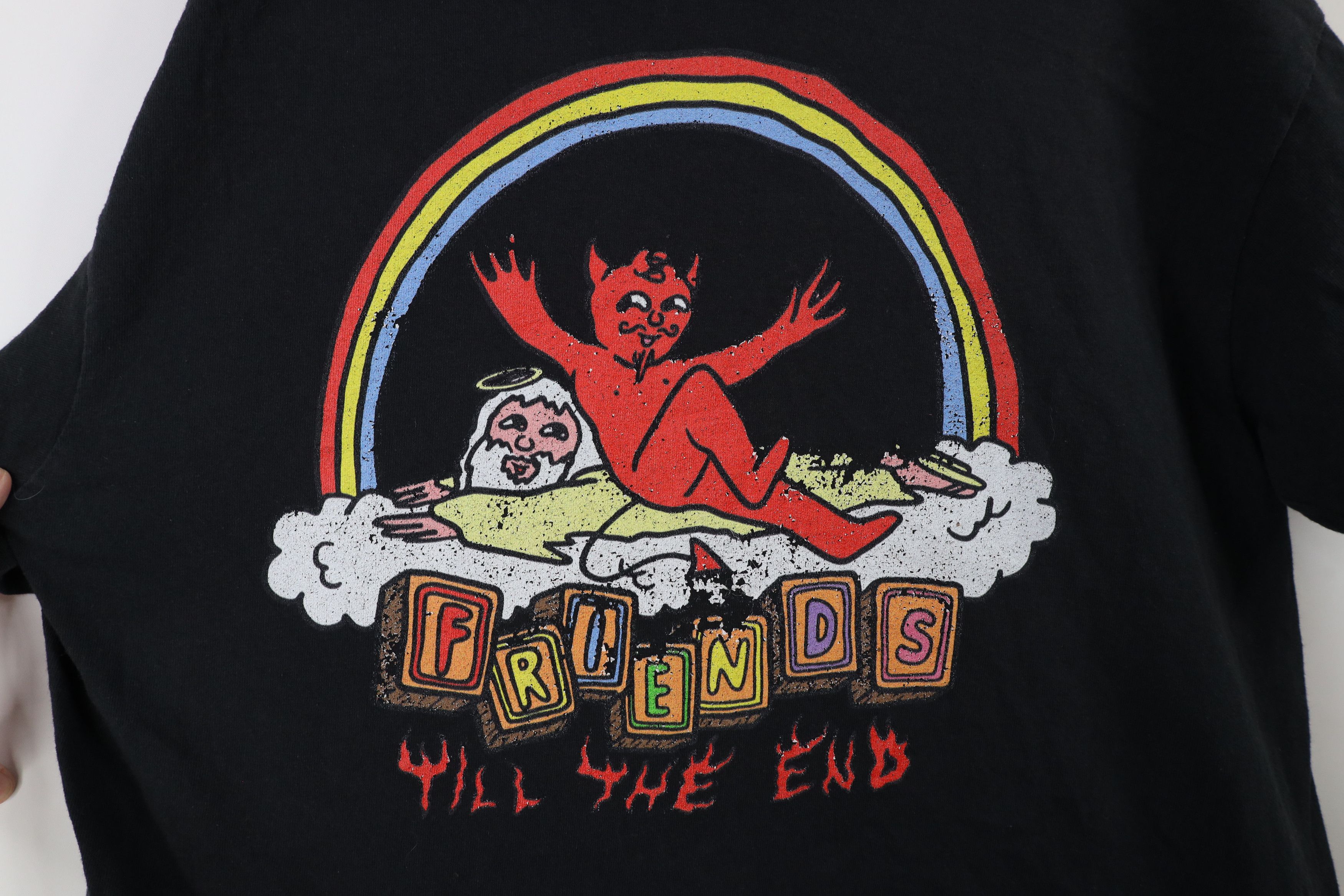 Vintage Y2K Streetwear Till The End God Devil Rainbow T-Shirt Size US XL / EU 56 / 4 - 4 Thumbnail