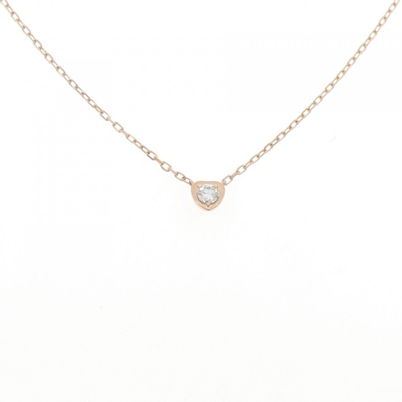 Cartier Cartier Diamants Legers 750 Pink Gold Diamond Necklace Precious Metal Necklace B7059400 DUTY FREE for USA
