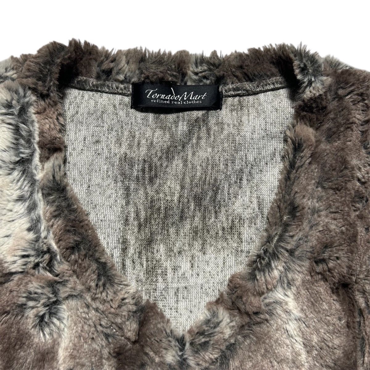 Tornado Mart Tornado Mart Fur V-neck Sweatshirt Size S / US 4 / IT 40 - 4 Thumbnail