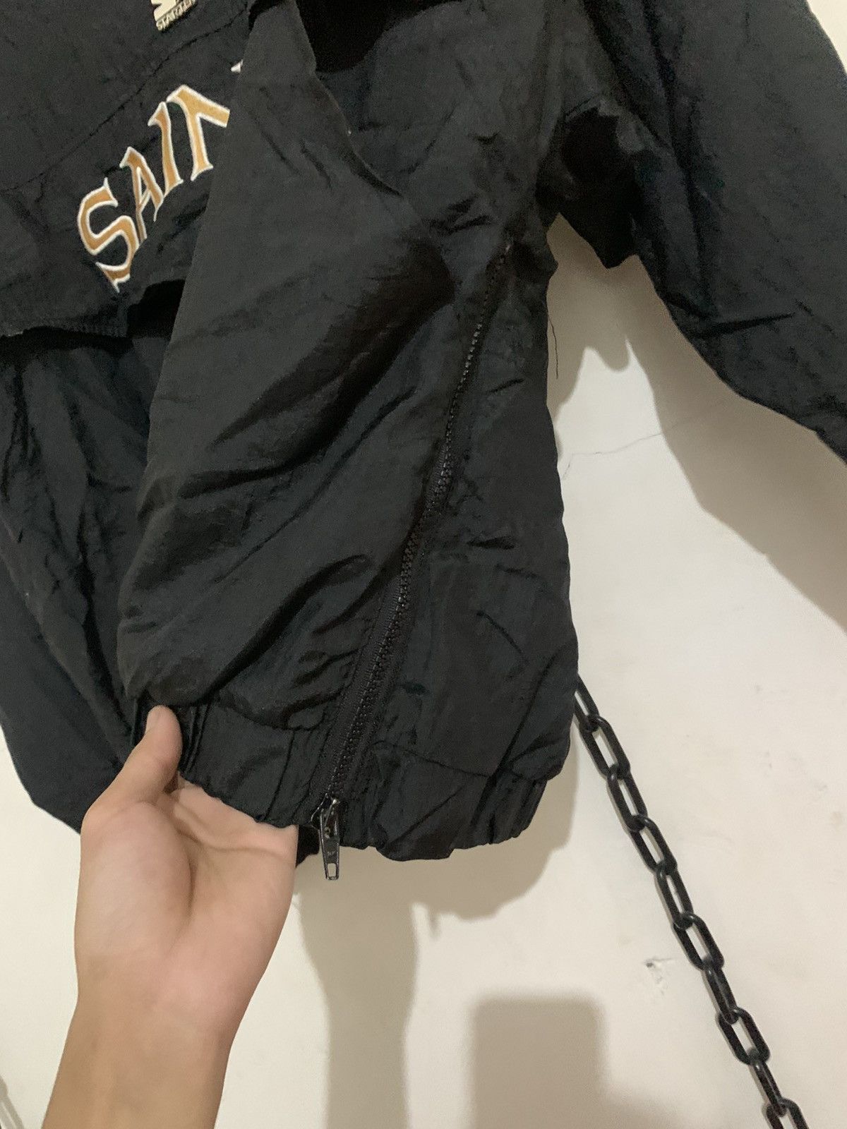 Starter Vintage 1990s New Orleans Saints Starter Pouch Jacket Large Size US XL / EU 56 / 4 - 7 Thumbnail