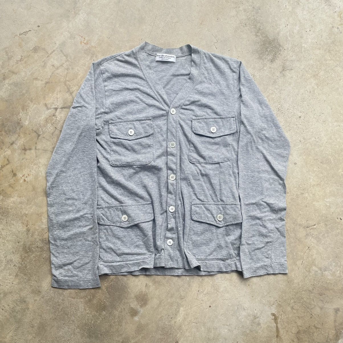 Comme des Garcons 🇯🇵 Vintage AW2002 Robe De Chambre Comme Des Garcons Cardigan Size XS / US 0-2 / IT 36-38 - 1 Thumbnail