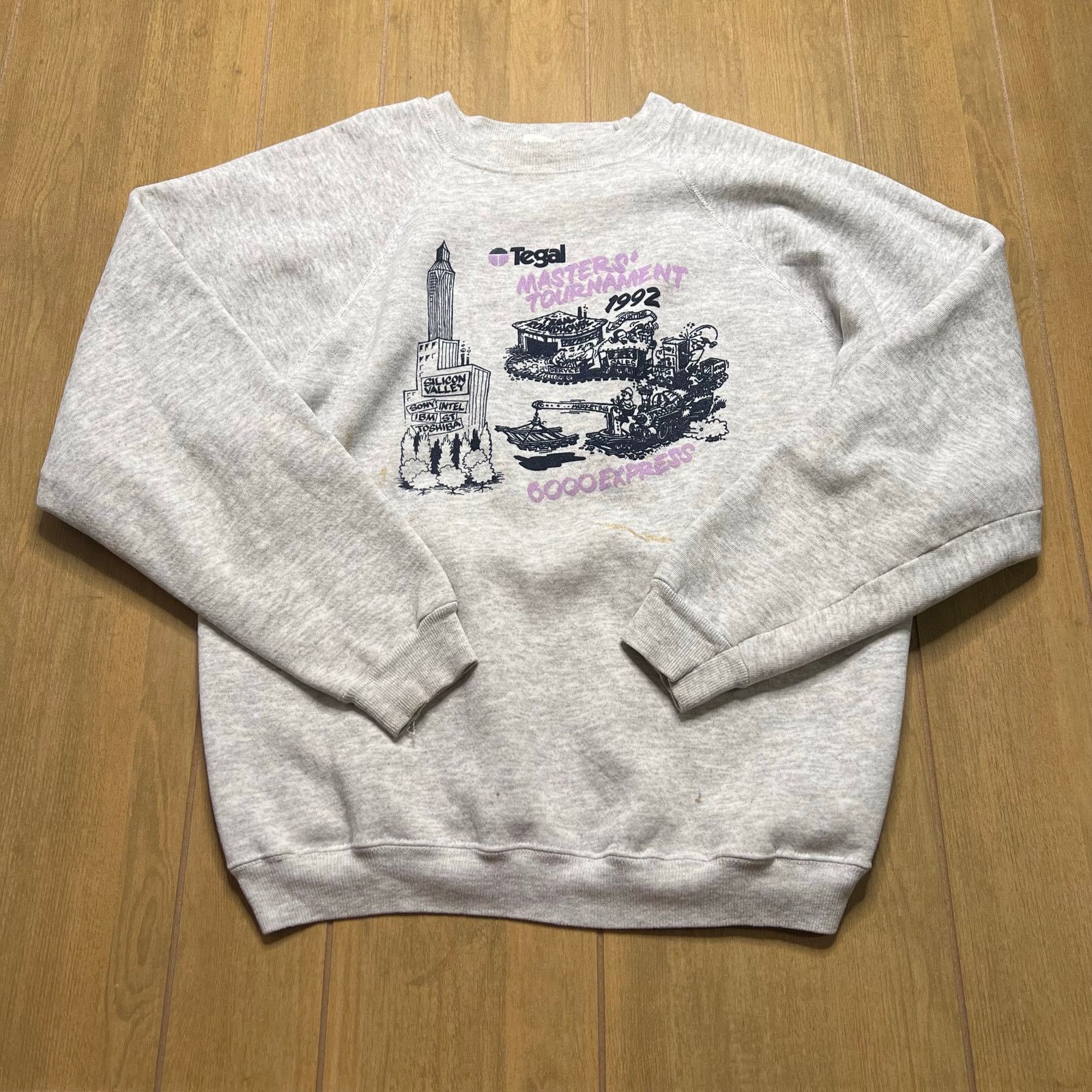 Hanes Vintage 90s Tegel Masters Tournament Sweatshirt USA XL Tech Size US XL / EU 56 / 4 - 2 Thumbnail