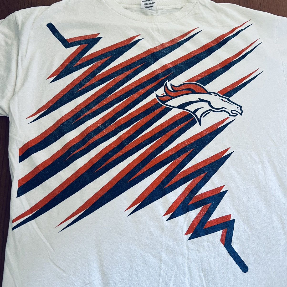 Starter Vintage 90s Starter Denver Broncos USA Made Tee L Size US L / EU 52-54 / 3 - 4 Thumbnail