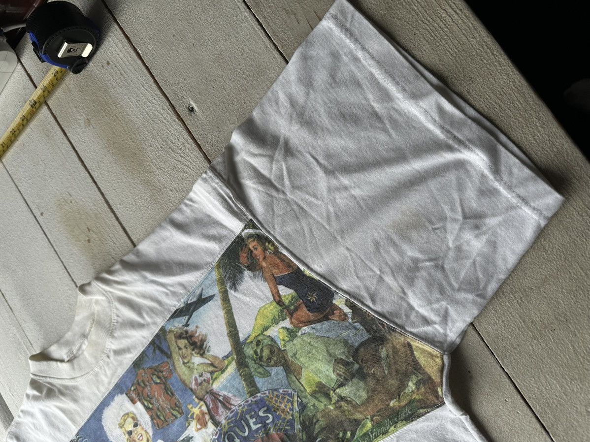 Vintage 🚨AMERICAN DREAM WHITE USA OVERPRINT T-SHIRT BIG LOGO Size US XL / EU 56 / 4 - 2 Thumbnail