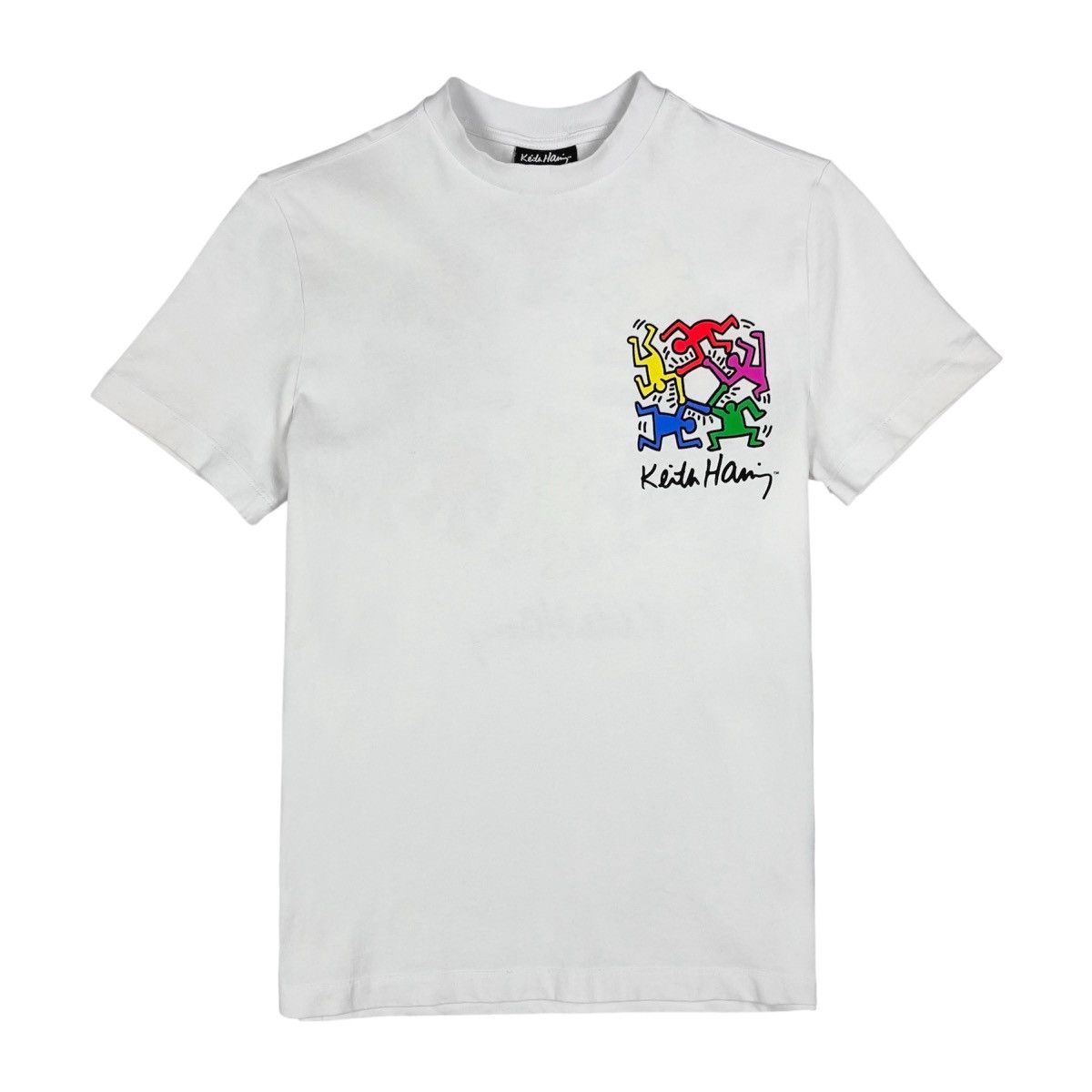 Keith Haring Vintage Keith Haring Dance Circle T-Shirt Size US XS / EU 42 / 0 - 3 Thumbnail