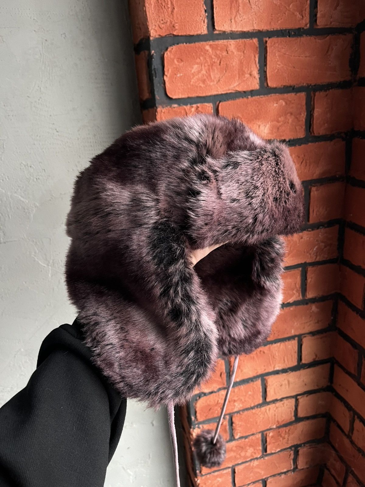 Japanese Brand × Vintage Vintage Crazy Y2k Mohair Fuzzy Hat Ushanka Punk Size ONE SIZE - 2 Thumbnail