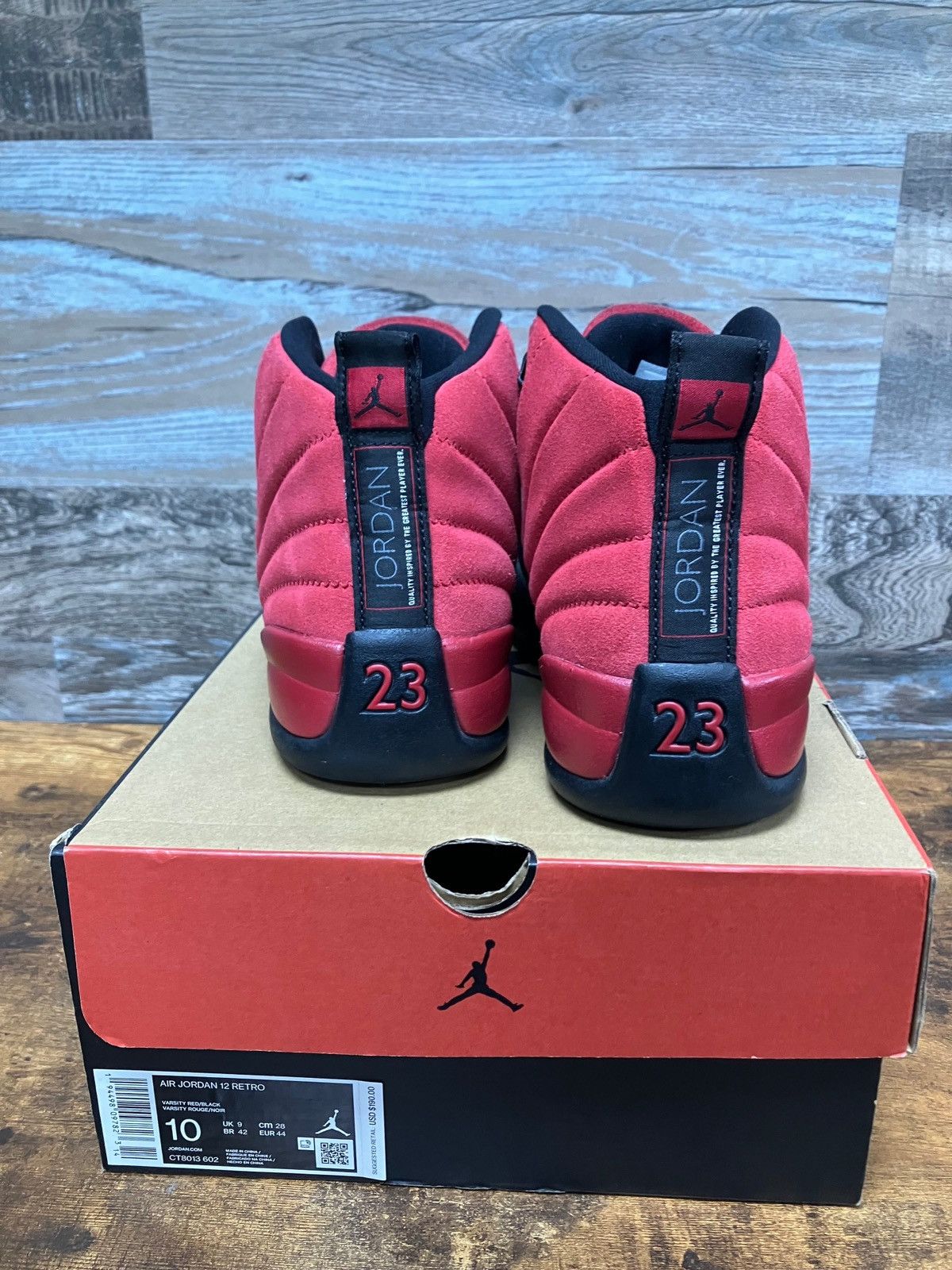 Jordan Brand 10-Air Jordan 12 Reverse Flu Game Size US 10 / EU 43 - 4 Thumbnail