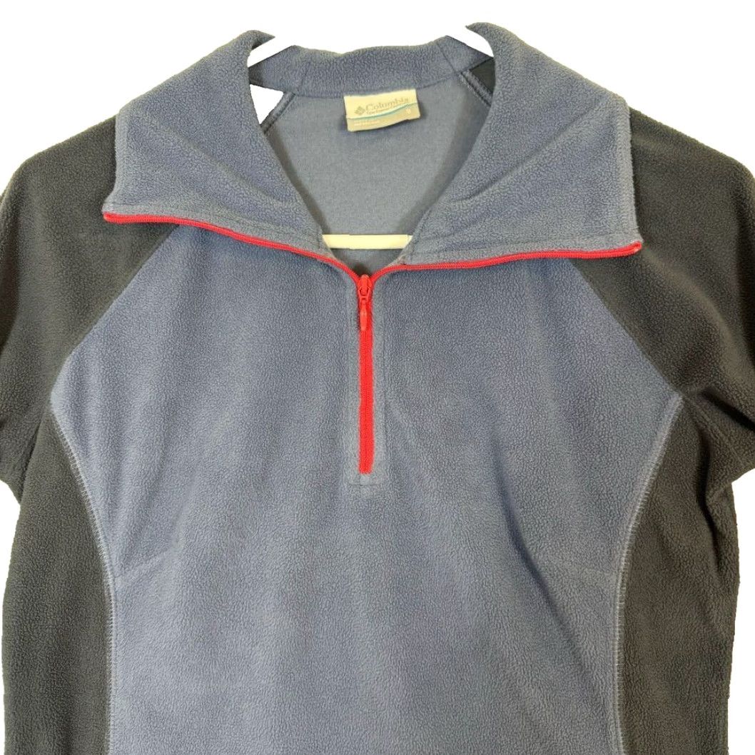 Vintage Columbia Jacket Men Small Navy Blue 1/4 Zip Fleece Long Sleeve Polyester Windbreaker Casual Travel Workwear 118 Size US S / EU 44-46 / 1 - 5 Thumbnail