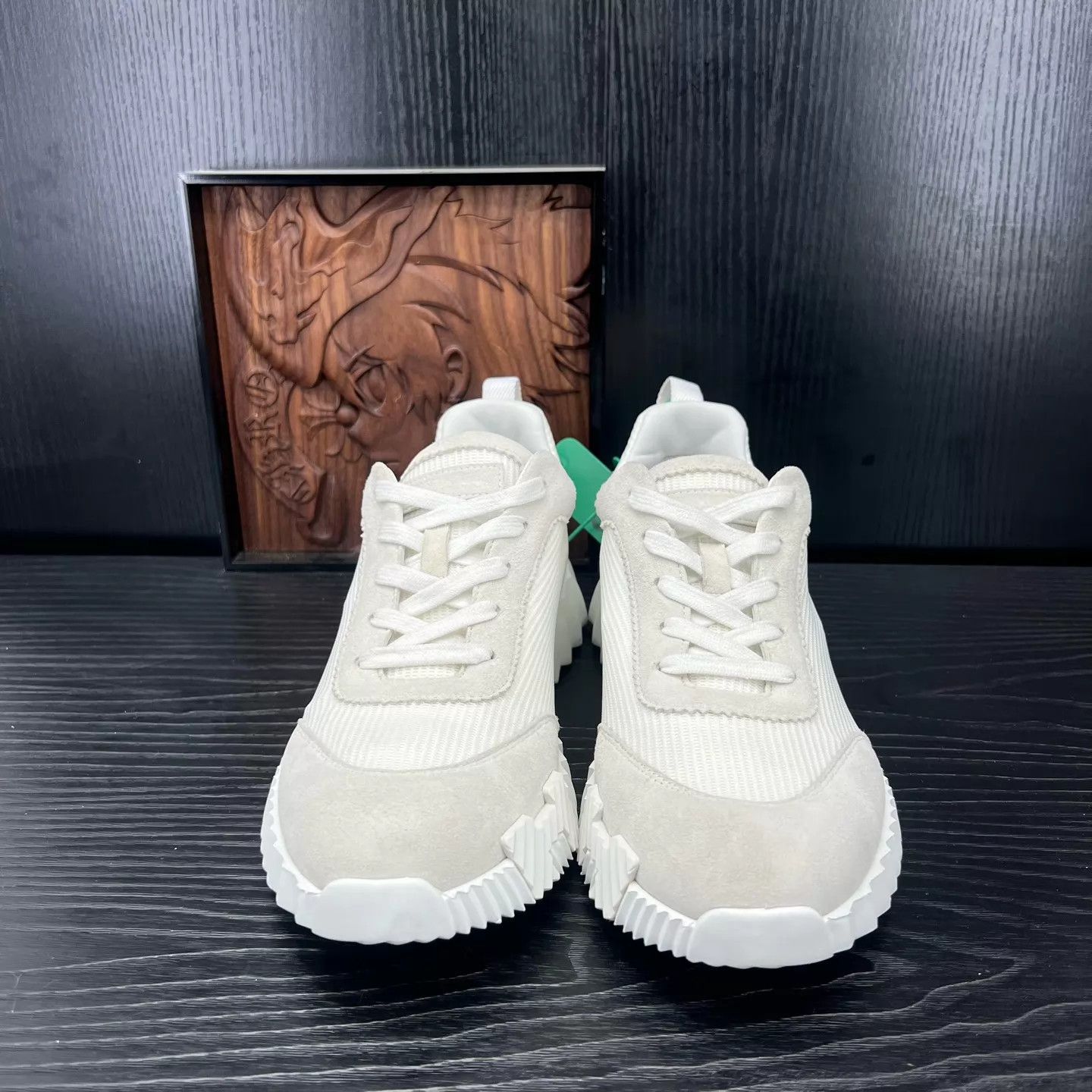Hermes Hermès Bouncing White Shoes Size 41 Near New Original Box Size US 8 / EU 41 - 3 Thumbnail
