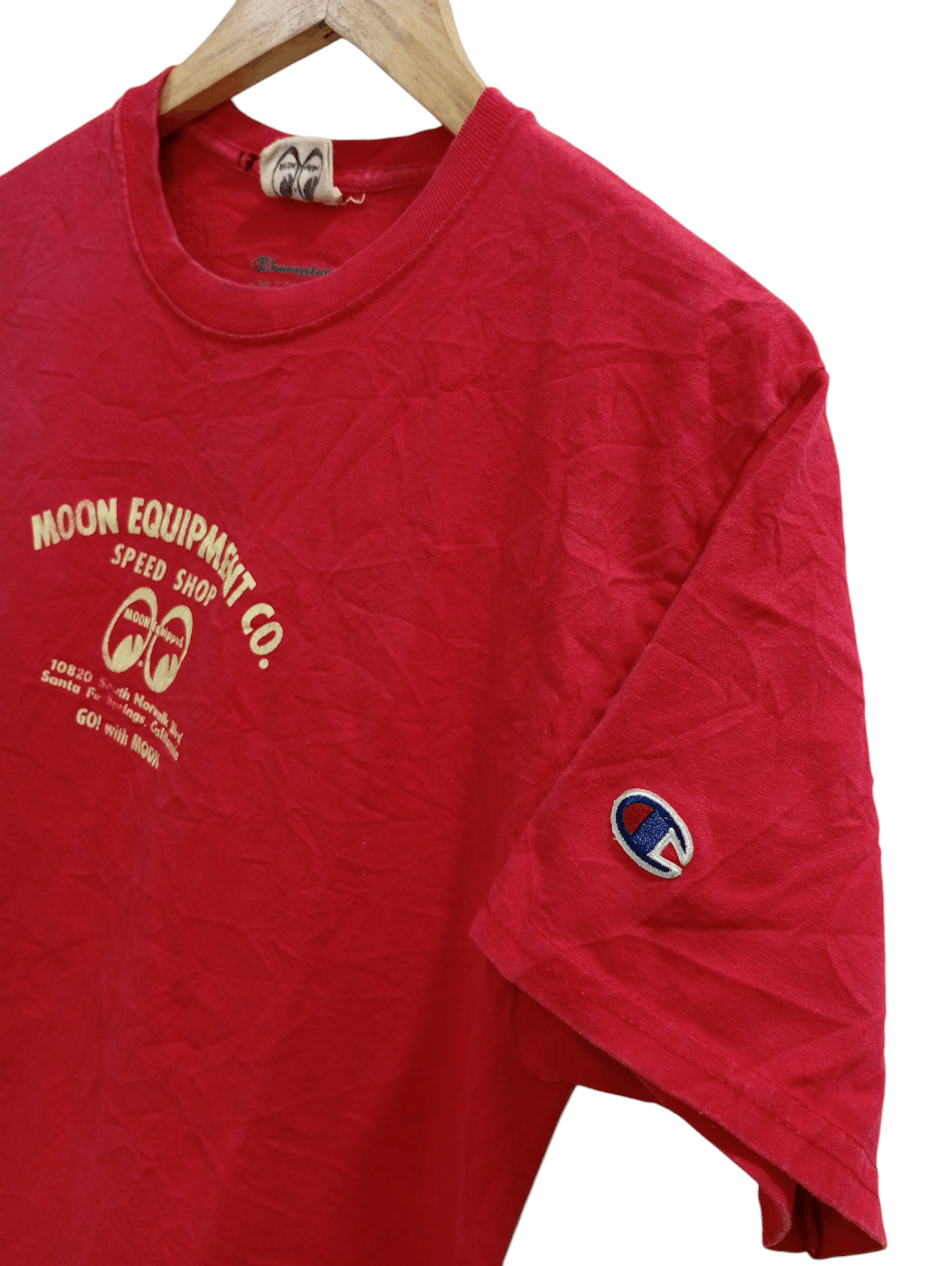 Champion × Japanese Brand × Vintage 🔥🔥Moon Eye x Champion T-Shirt Size US M / EU 48-50 / 2 - 10 Thumbnail