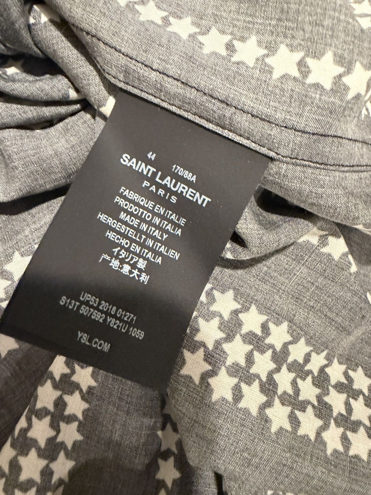 Saint Laurent Paris Saint Laurent men star print shirt. 44/17.5/XXL. $890 Size US XXL / EU 58 / 5 - 11 Thumbnail