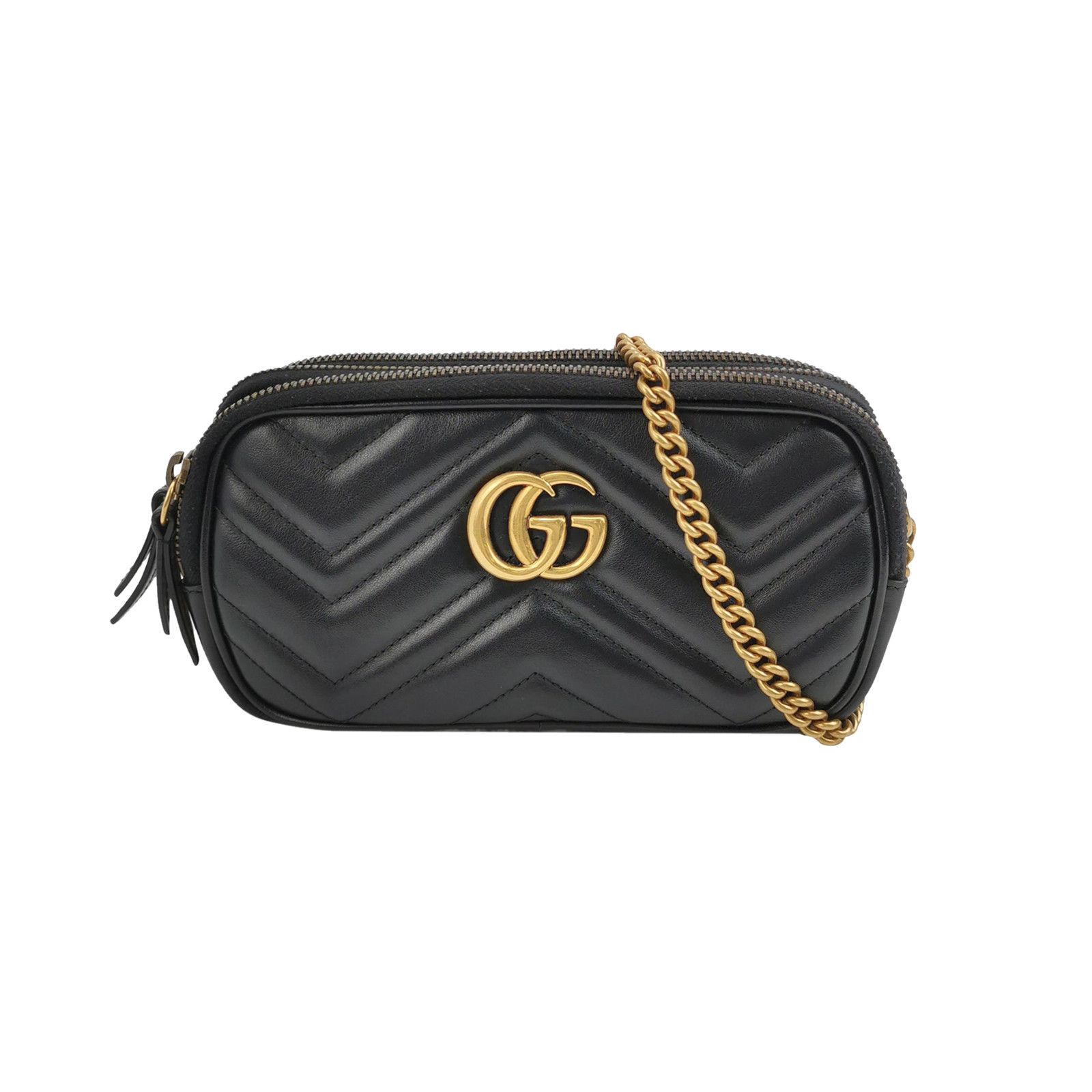 Gucci Gucci GG Marmont Matelassé Leather Chain Bag ONE SIZE Size ONE SIZE - 1 Thumbnail