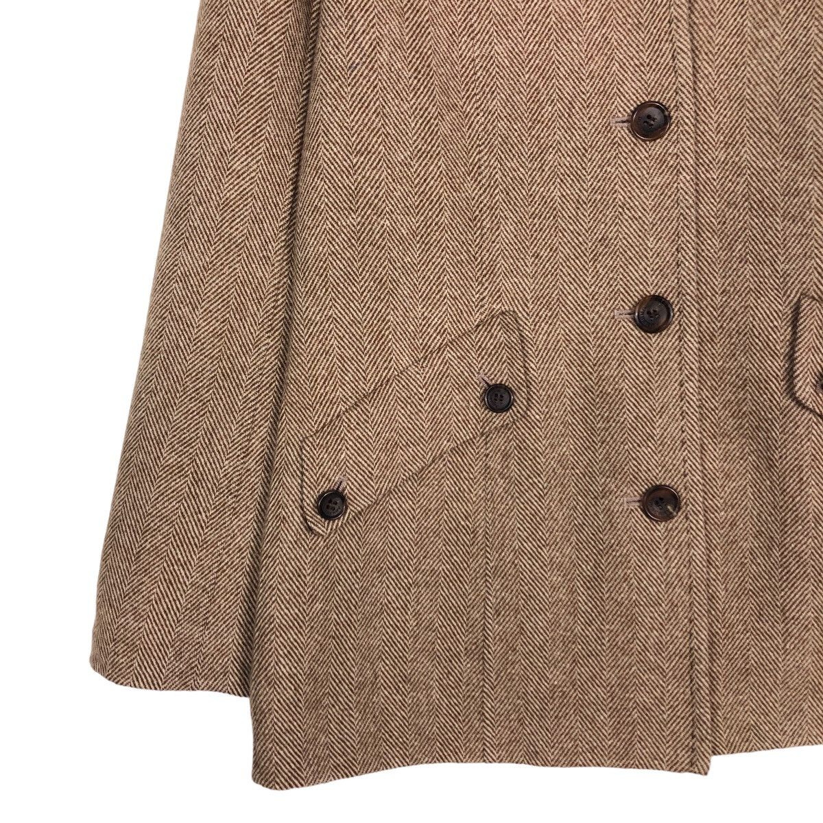 Burberry 🔥Vintage Wool Jacket Burberry Nova Check Mink Fur Collar Size US M / EU 48-50 / 2 - 4 Thumbnail