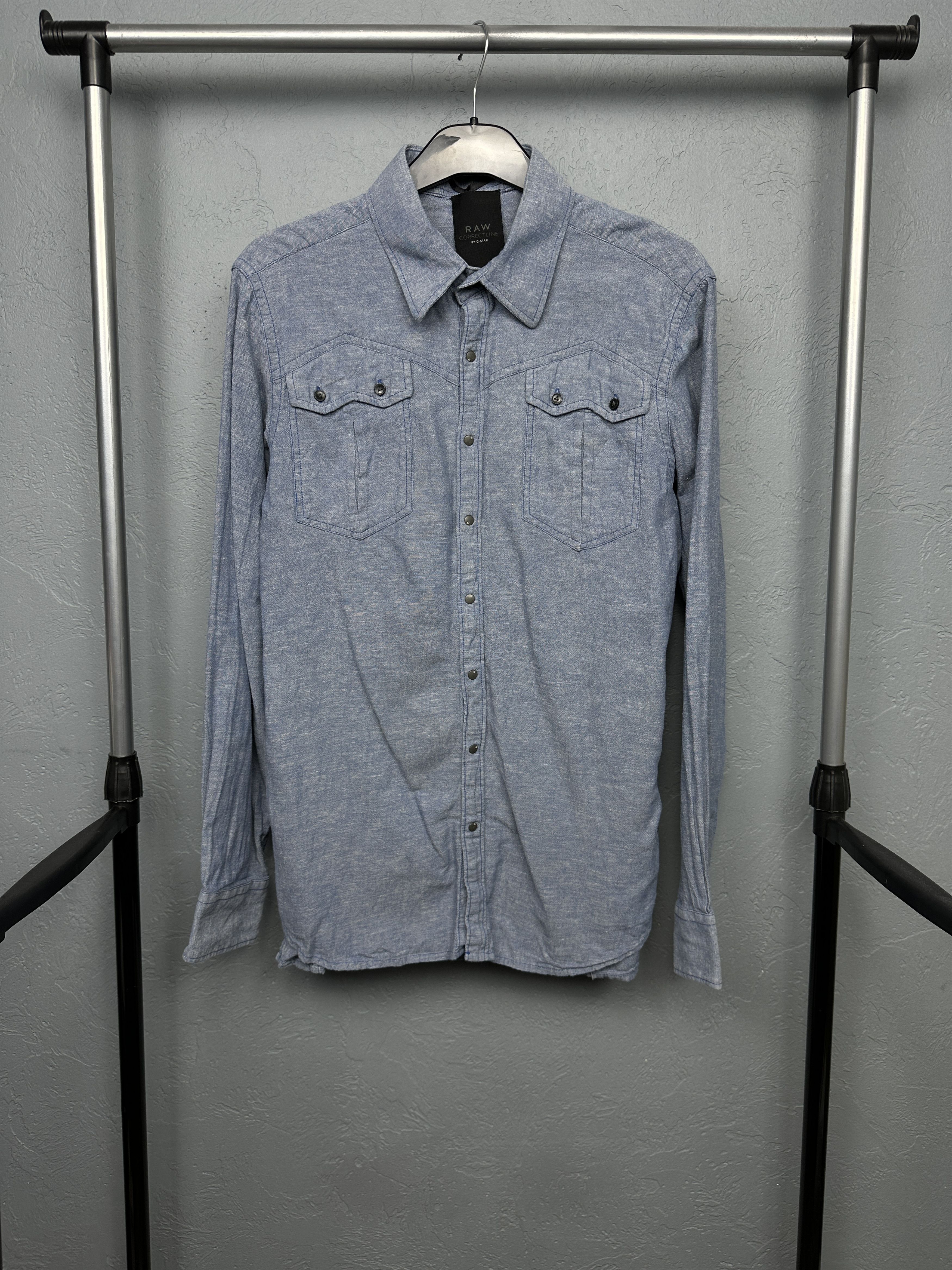 G-Star G Star Raw Mens New Western Long Sleeve Shirt Size US L / EU 52-54 / 3 - 1 Thumbnail