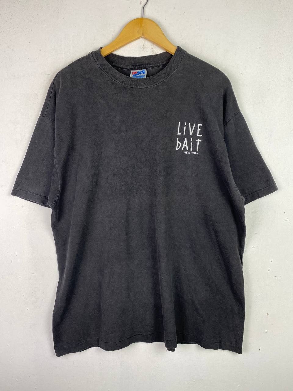 Vintage vintage 90s live bait new york tee sunfaded Size US XL / EU 56 / 4 - 1 Thumbnail