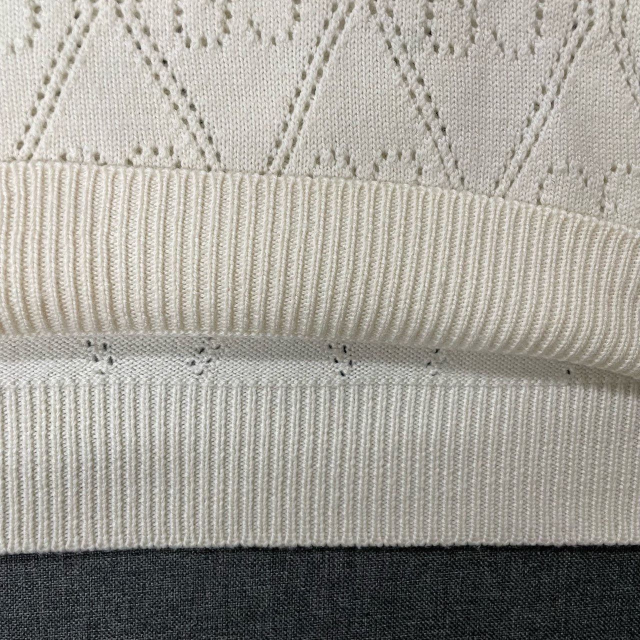 Gucci Gucci White full-print hollow sweater 2501-Nextarrow Size US M / EU 48-50 / 2 - 3 Thumbnail