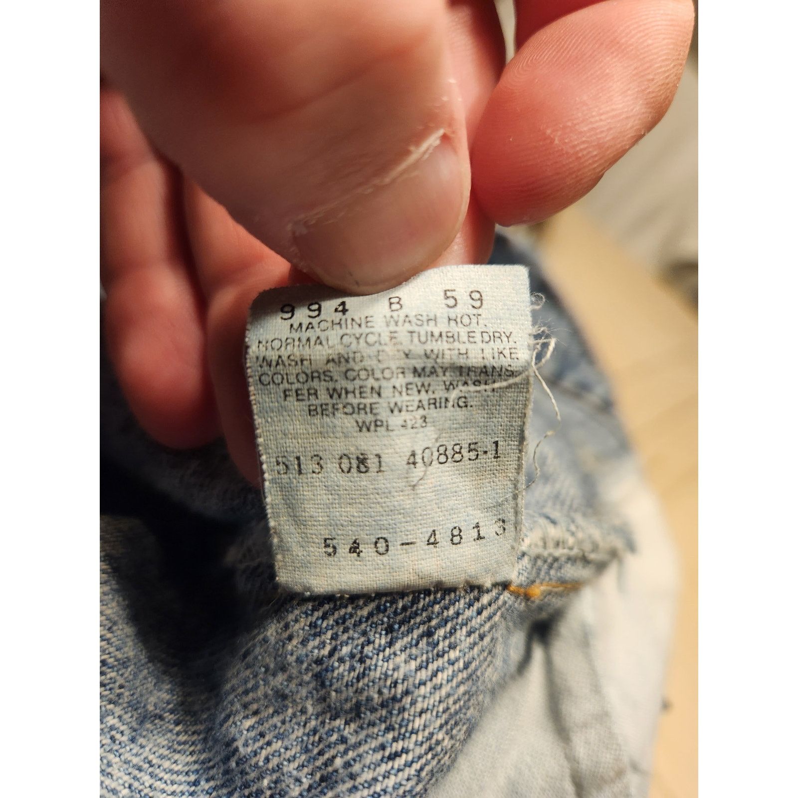 Levi's Vintage 2001 Levi's 540 Jeans men's 34 x 32 Size US 34 / EU 50 - 6 Thumbnail