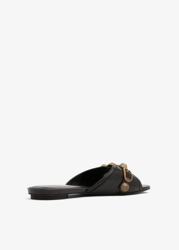 Balenciaga o1srvl11e0225 Cagole Sandals in Black Size US 9 / IT 39 - 3 Thumbnail