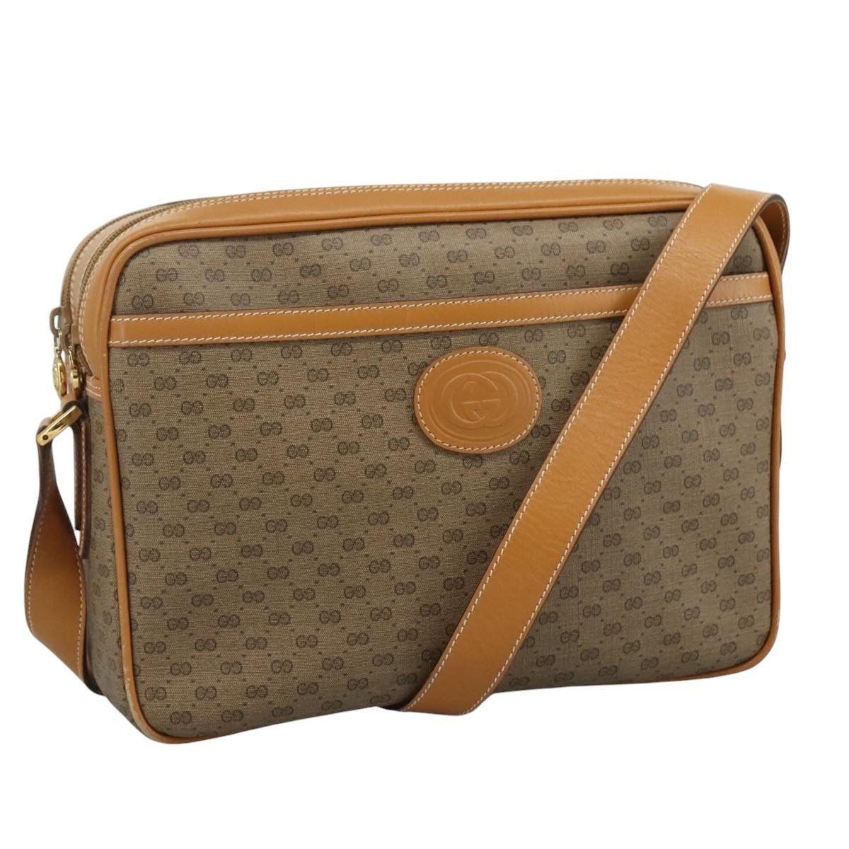 Gucci GUCCI Micro GG Supreme Shoulder Bag Pvc Beige Size ONE SIZE - 1 Thumbnail