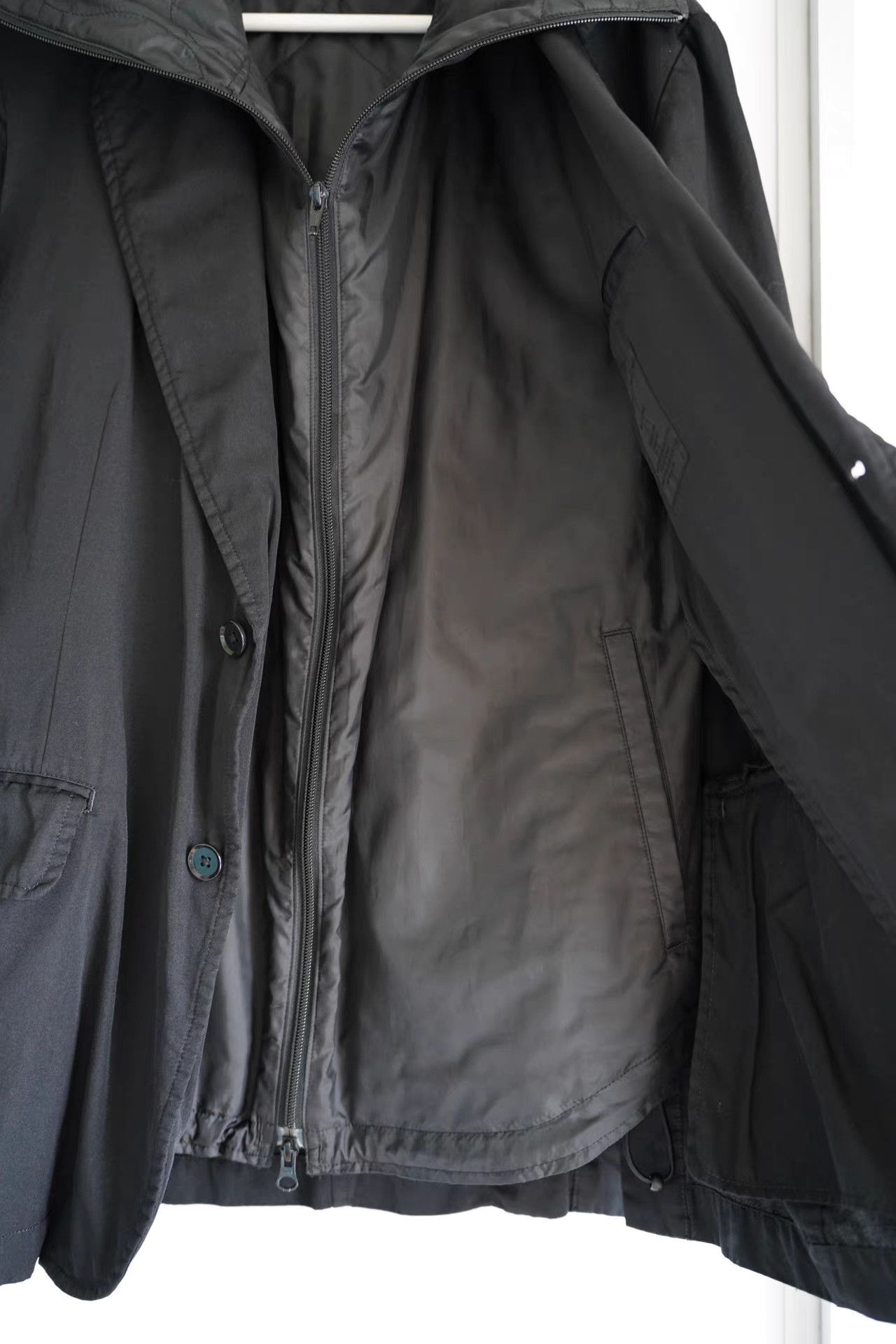 Yohji Yamamoto Yohji Yamamoto 12aw 2-in-1 Hooded Blazer K4 Size US M / EU 48-50 / 2 - 7 Thumbnail