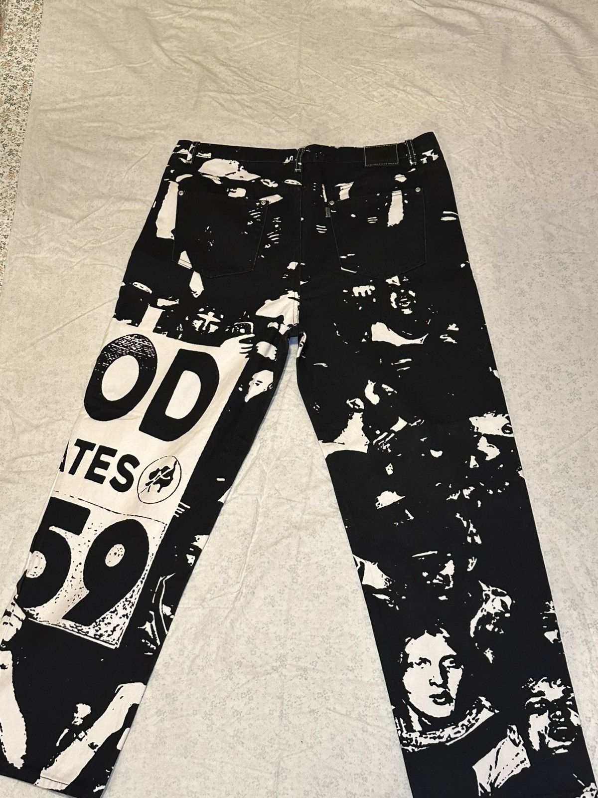G59 Records God Hates G59 Black/White Pants - Size 38 Size US 38 / EU 54 - 2 Thumbnail