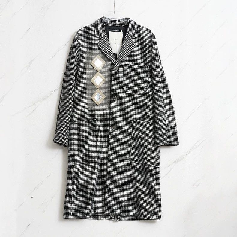 Song For The Mute Song For The Mute Houndstooth wool coat Size US S / EU 44-46 / 1 - 1 Thumbnail
