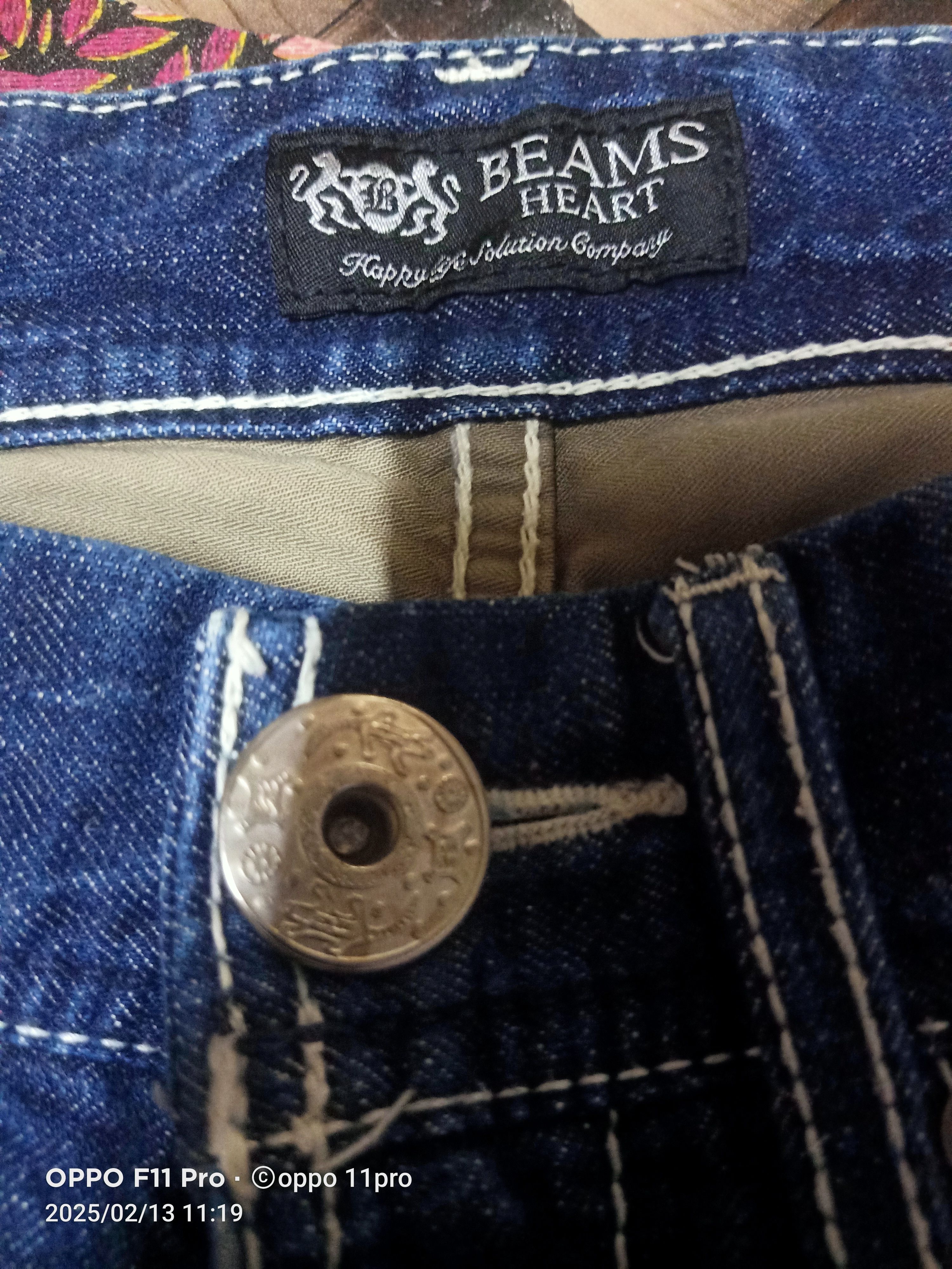 Beams Plus × Japanese Brand Beam Heart Denim Non Selvedge Straight Cut Size US 31 - 9 Thumbnail