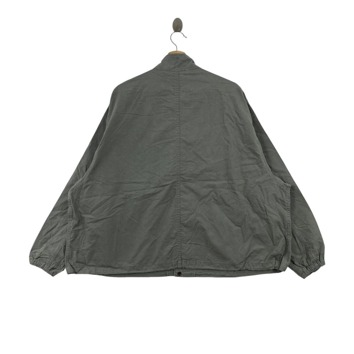 Japanese Brand BEAMS Japanese Brand Oversize Grey Windbreaker Coat Jacket Size US S / EU 44-46 / 1 - 3 Thumbnail