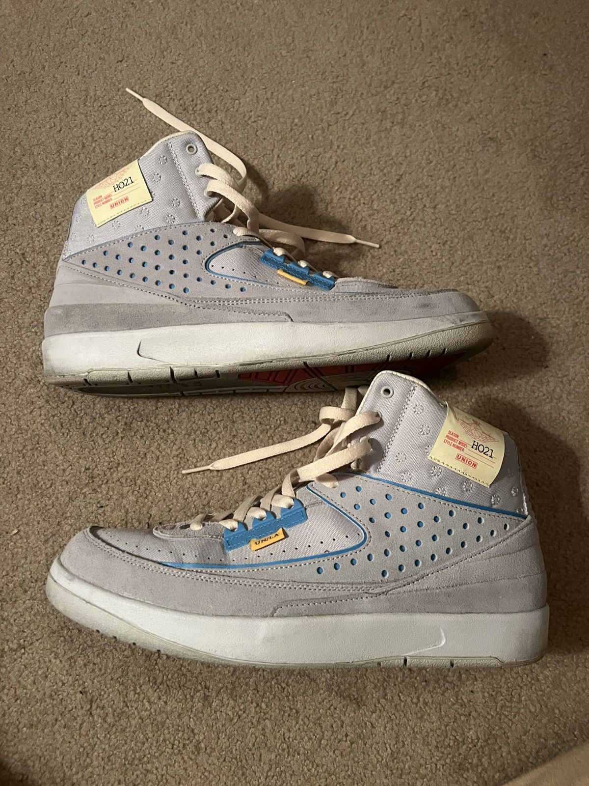 Jordan Brand × Union LA Jordan Brand x Union LA 2 Grey Fog Size US 12 / EU 45 - 2 Thumbnail