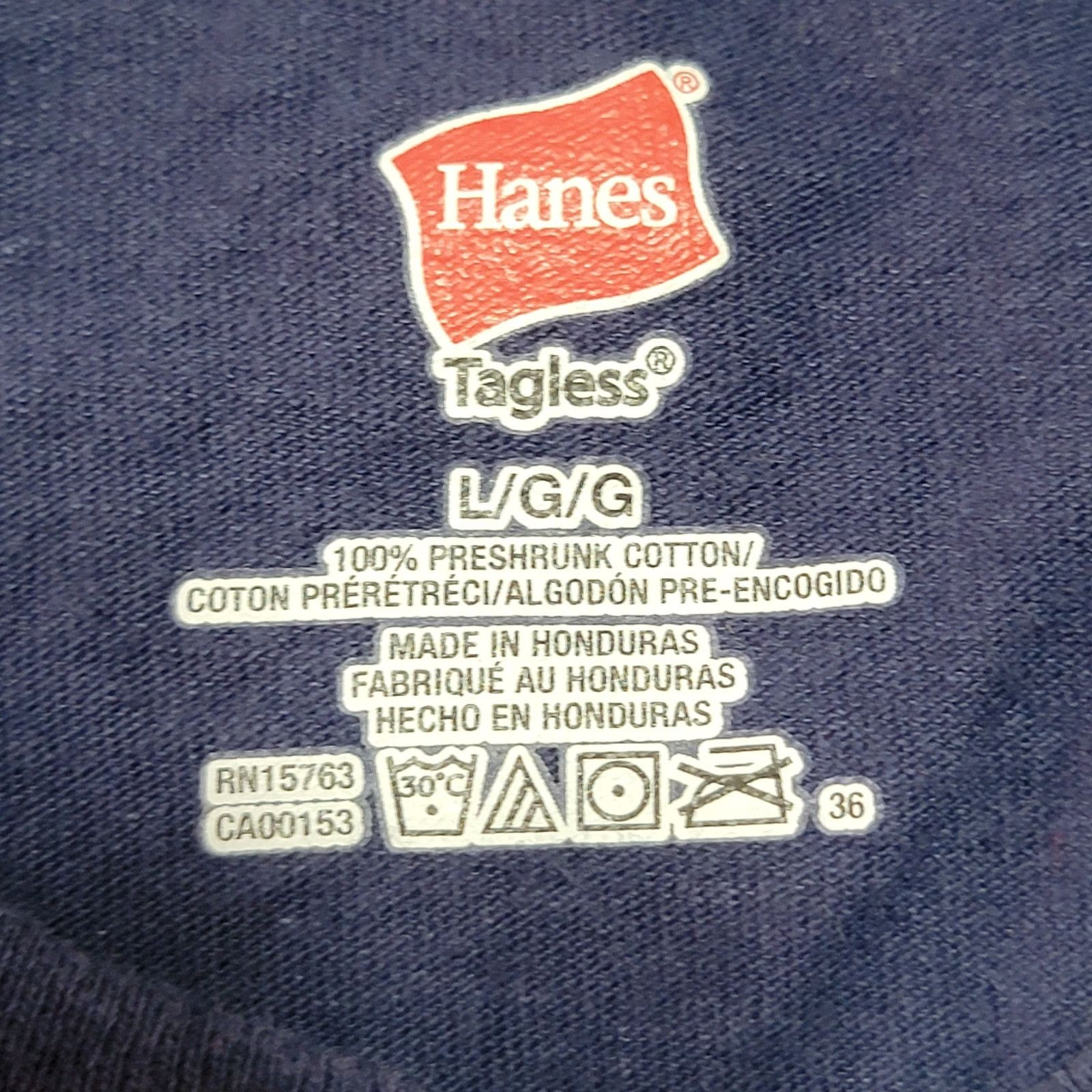 Hanes Dallas Cowboys Tee "...Dallas Fan Till I Die" - Size Lg Size US L / EU 52-54 / 3 - 4 Thumbnail