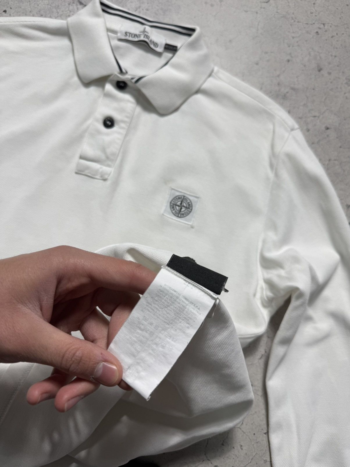 Stone Island Stone Island Patch Program Luxury Polo Long Sleeve White Size US M / EU 48-50 / 2 - 13 Thumbnail