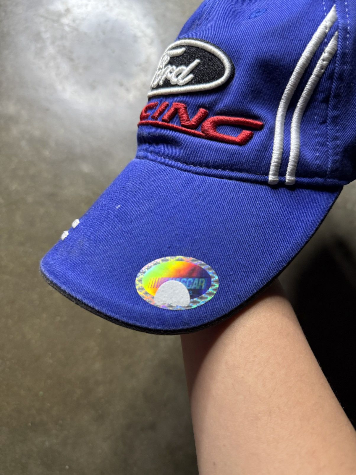Ford × NASCAR Vintage 90s Ford Racing DP Racing NASCAR cap Size ONE SIZE - 3 Thumbnail
