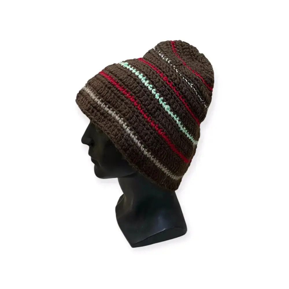 Japanese Brand Japanese Brand Rare Design Knit Beanie Hat Size ONE SIZE - 1 Thumbnail