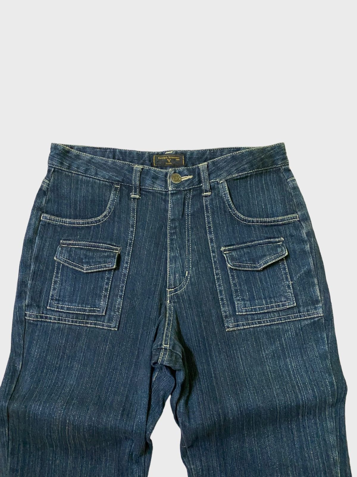 If Six Was Nine × Le Grande Bleu (L.G.B.) × Tornado Mart Flared Hysteric Style Rudolph Velentino Yamamoto Bush Pant Size US 27 - 3 Thumbnail