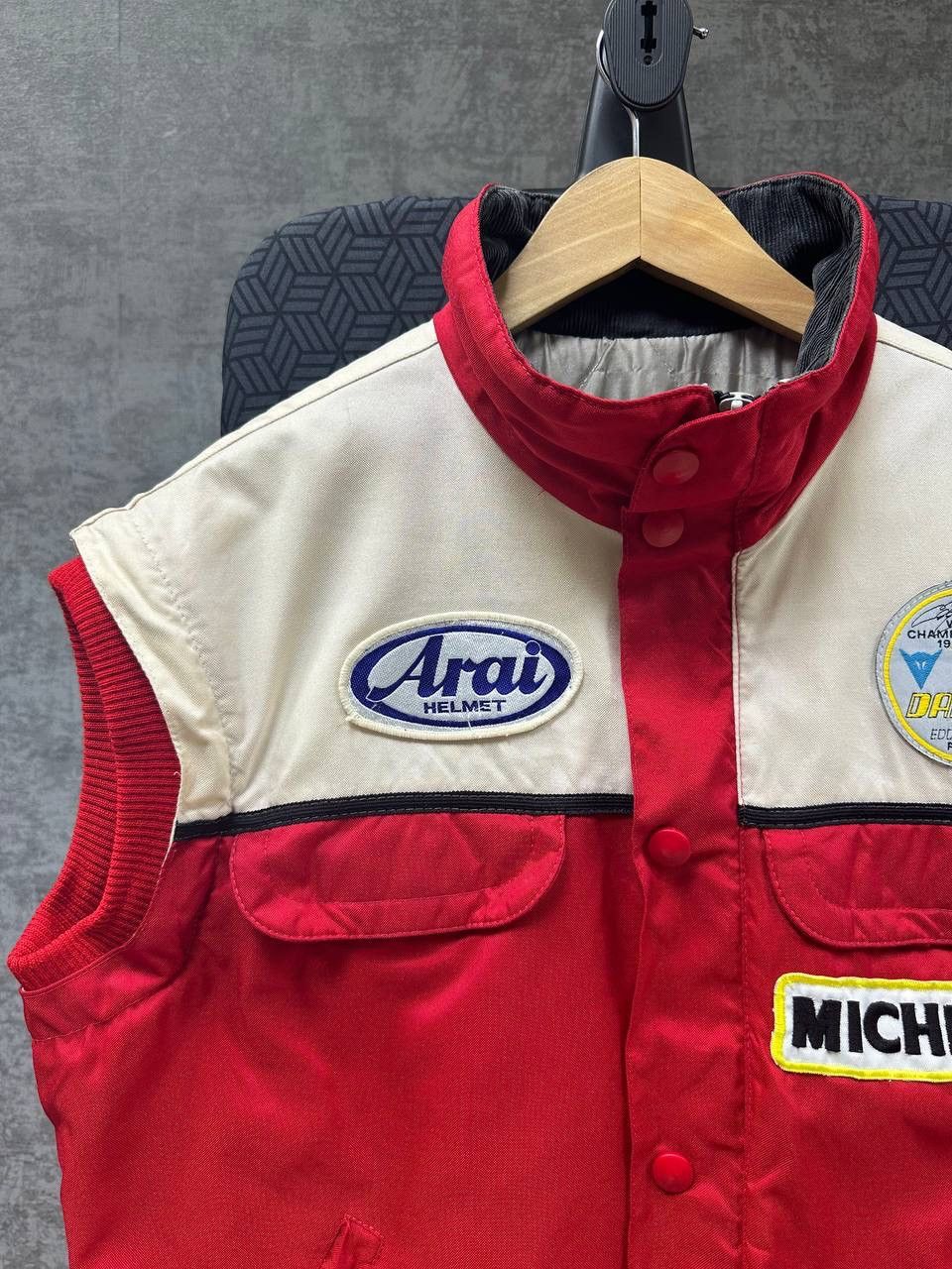 Dainese × Vintage Vintage Dainese Michelin West MOTO Big Logo Jacket Size US L / EU 52-54 / 3 - 9 Thumbnail