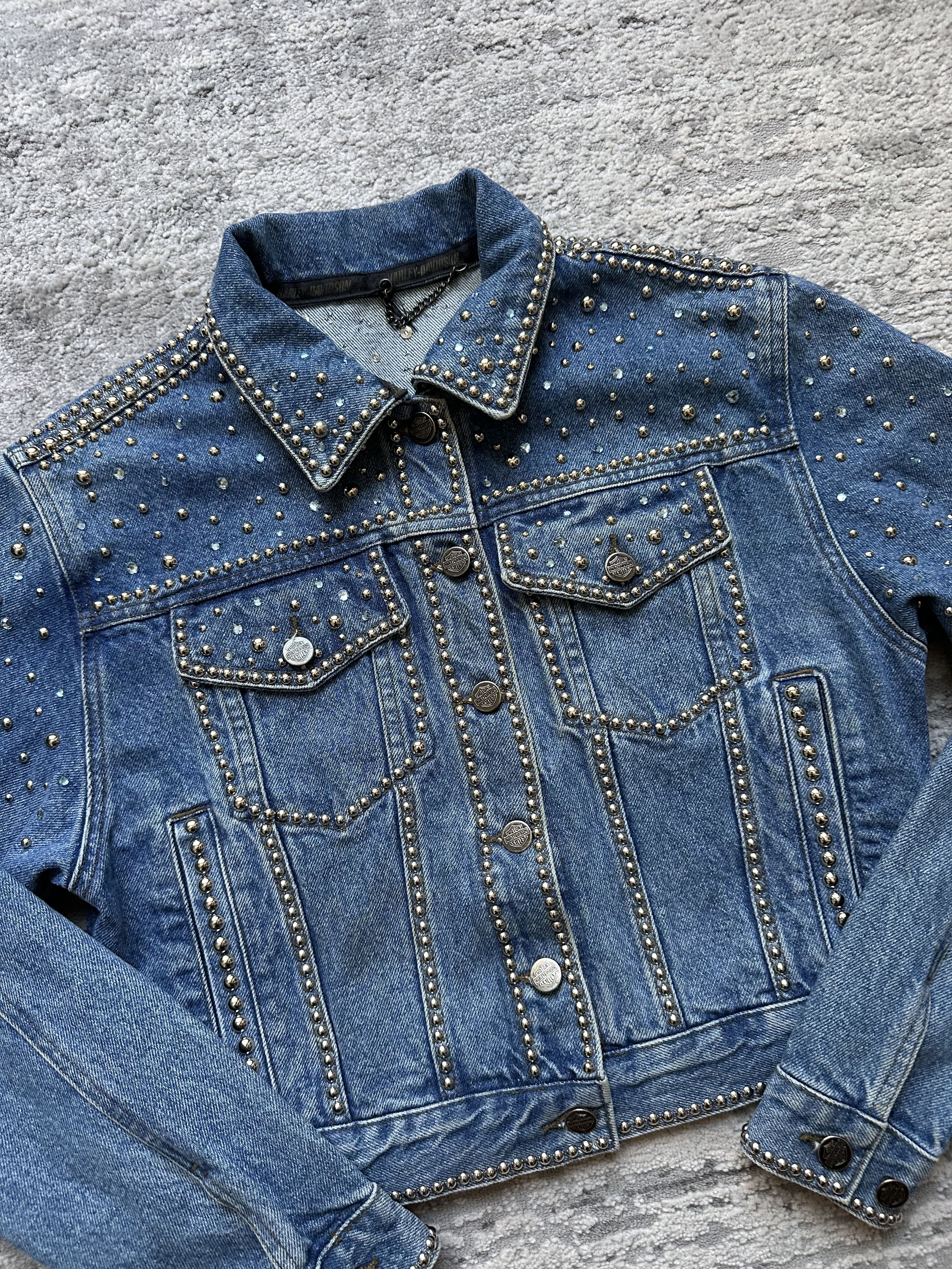 Harley Davidson Harley Davidson Jeans Jacket Size S / US 4 / IT 40 - 7 Thumbnail