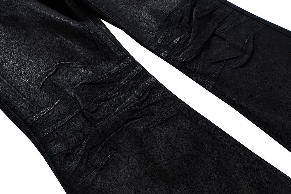 Designer × Jean Streetwear Baggy Casual Flare Pants Size US 33 - 6 Thumbnail