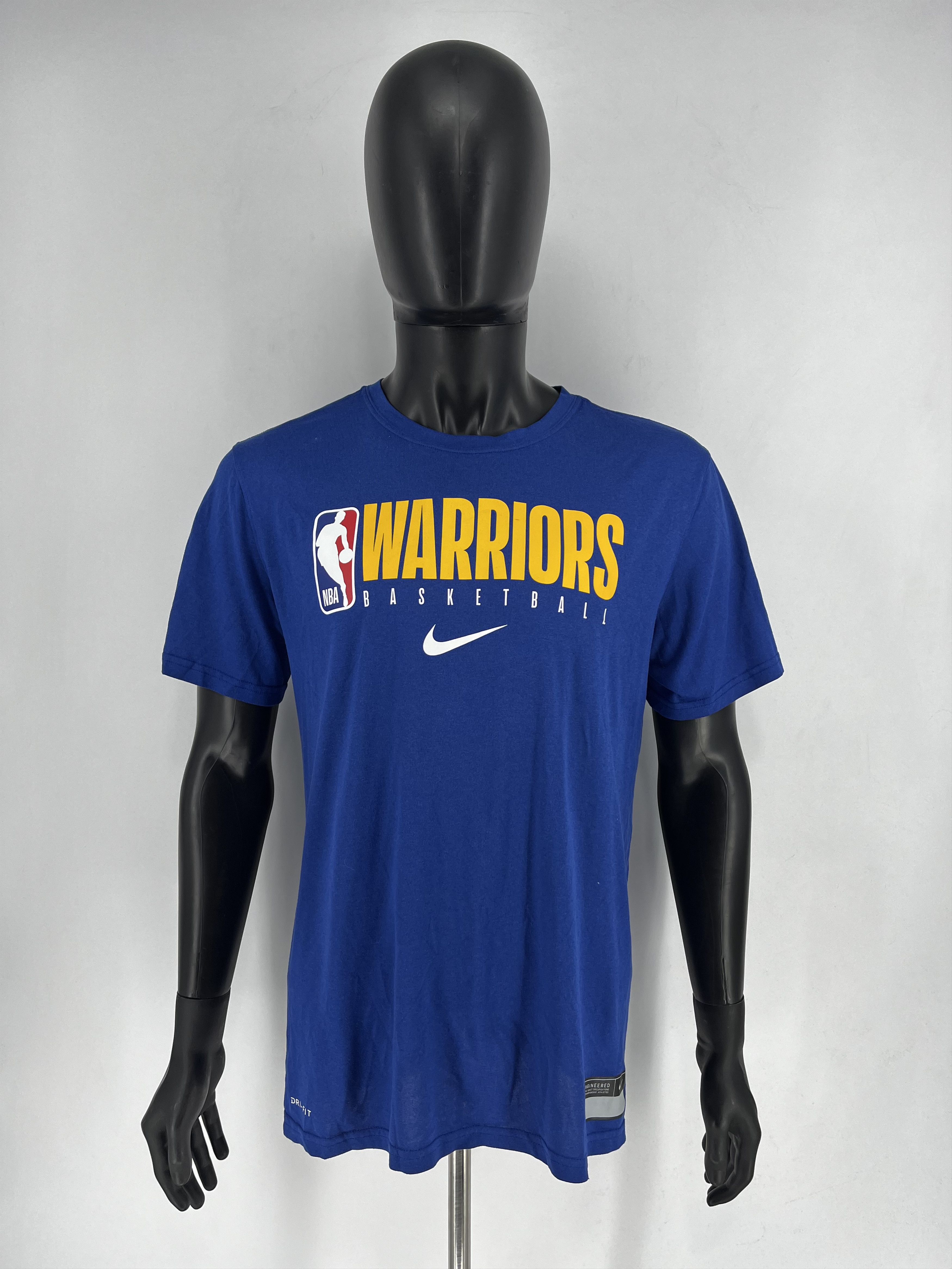NBA × Nike × Sports Specialties Nike Golden State Warriors T-Shirt Mens L Blue Dri-Fit NBA Size US L / EU 52-54 / 3 - 2 Thumbnail