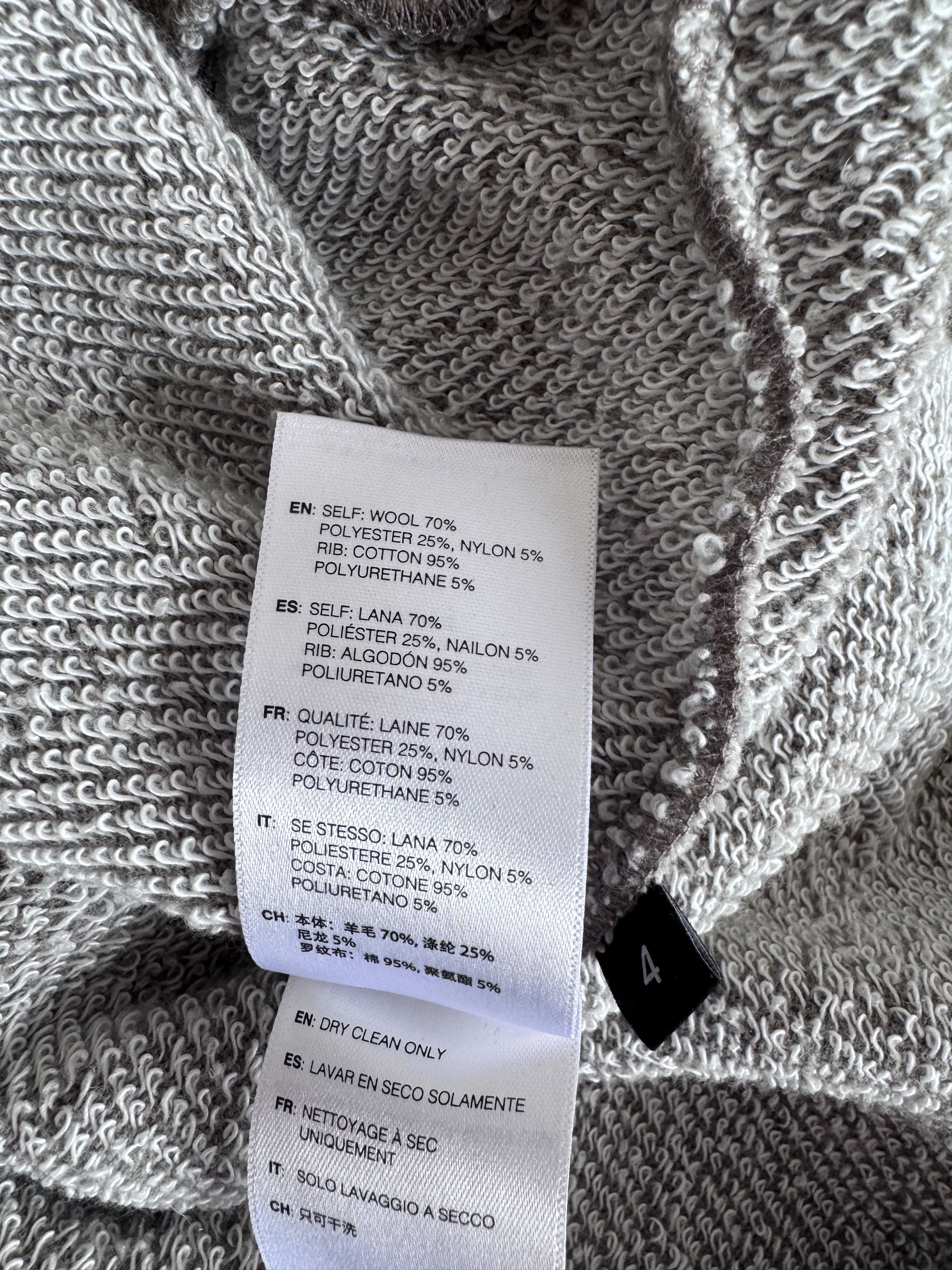 John Elliott John Elliott Spec Wool 1/4 Zip Pullover Moss Grey Size 4 USA Size US XL / EU 56 / 4 - 7 Thumbnail