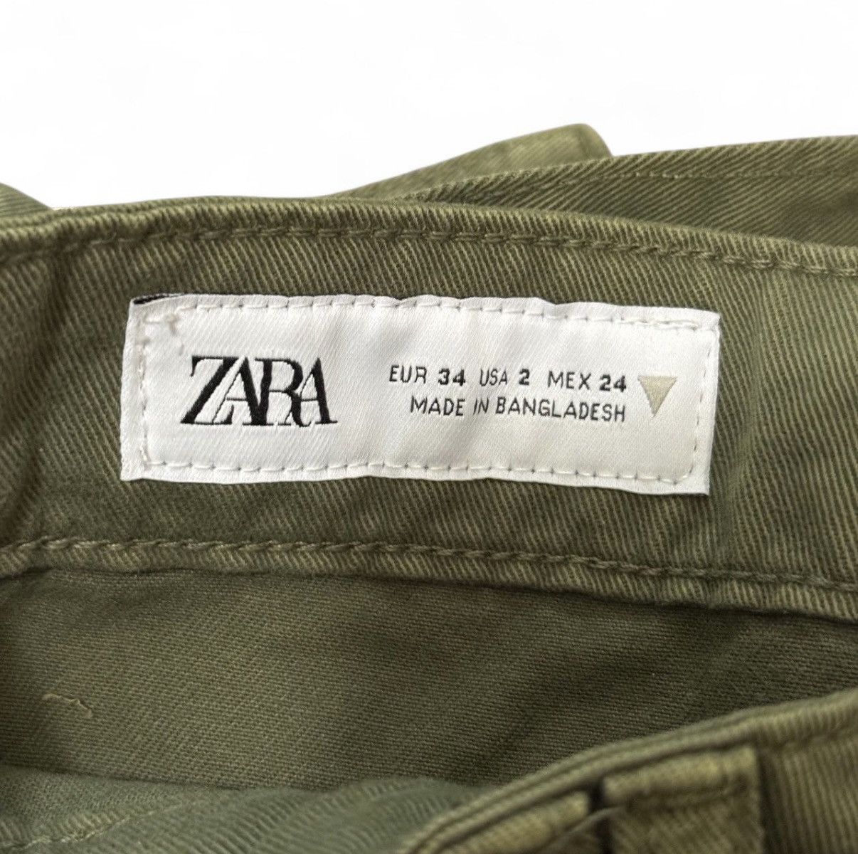 Zara Zara Cargo Pants Size 26" / US 2 / IT 38 - 5 Thumbnail