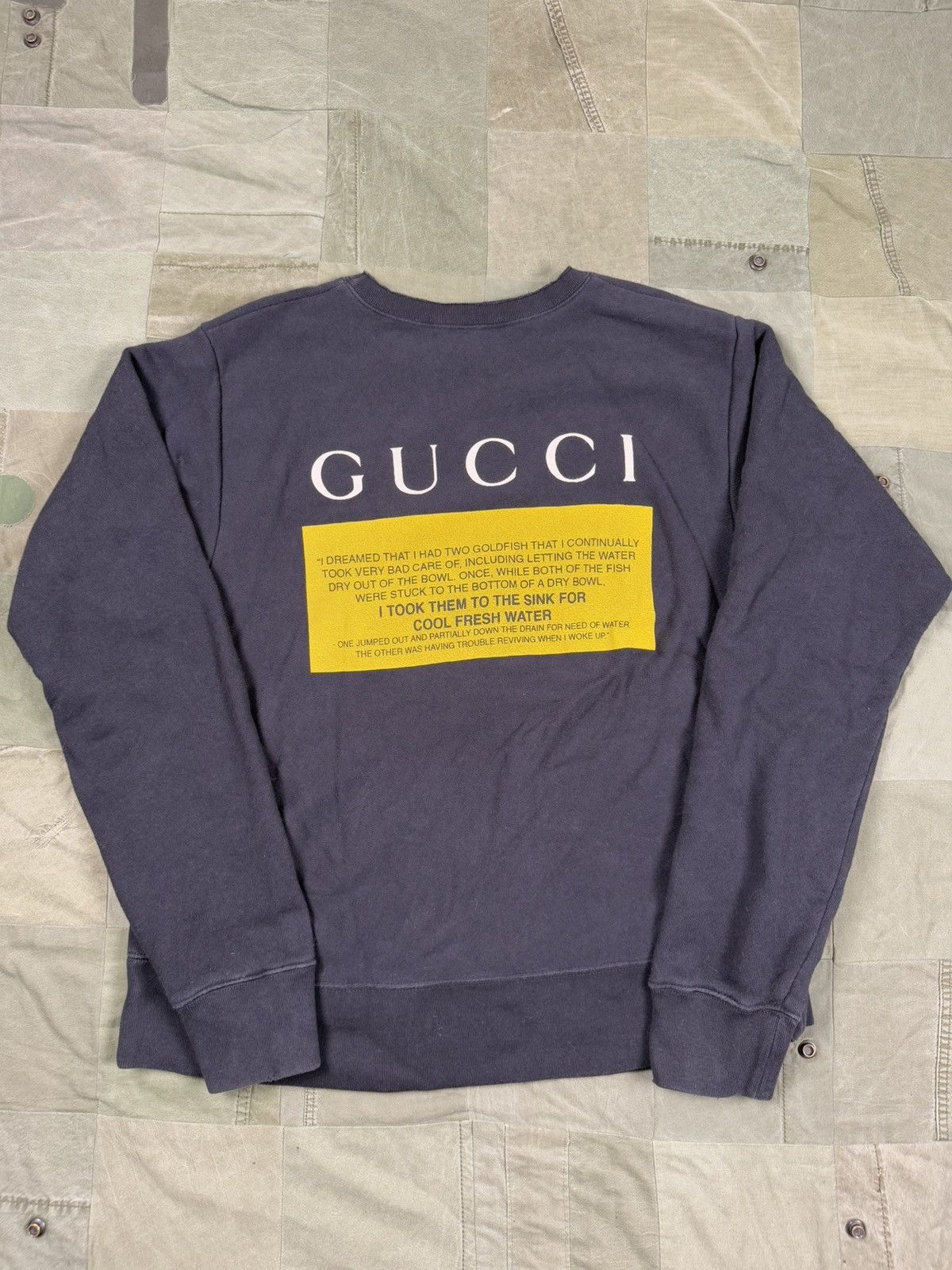 Gucci Black Cat Sweatshirt Size US L / EU 52-54 / 3 - 2 Thumbnail