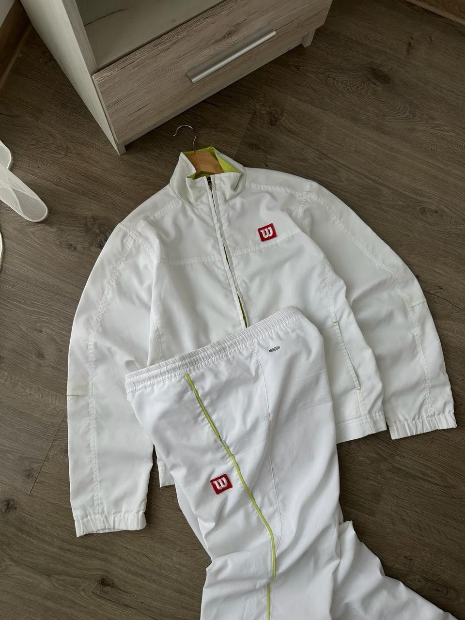 Japanese Brand × Vintage Vintage Wilson White Sportswear W’S Tracksuit Size M / US 6-8 / IT 42-44 - 5 Thumbnail