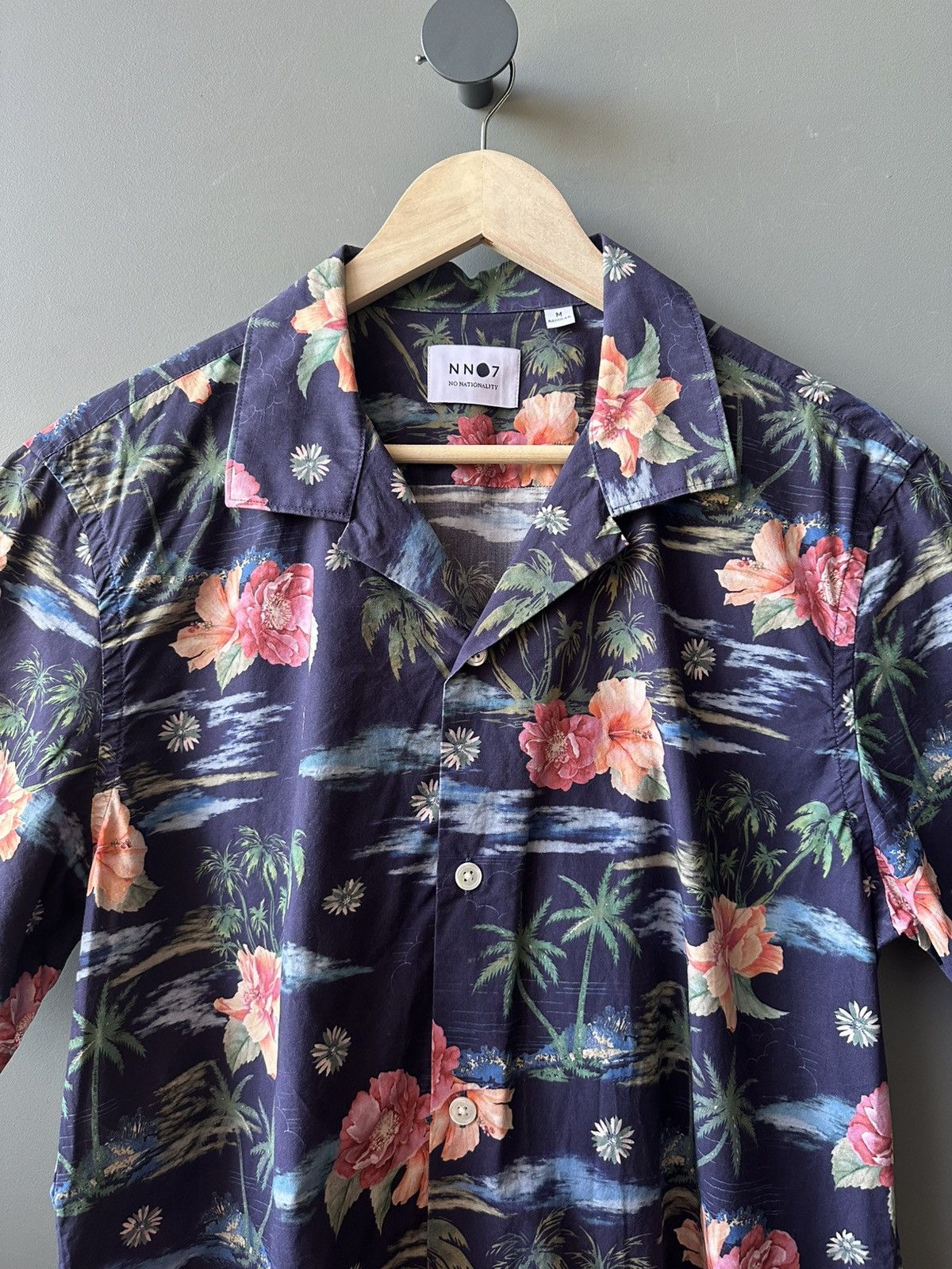 NN07 NN 07 No Nationality Hawaiian Short Sleeve Shirt Size M Size US M / EU 48-50 / 2 - 2 Thumbnail